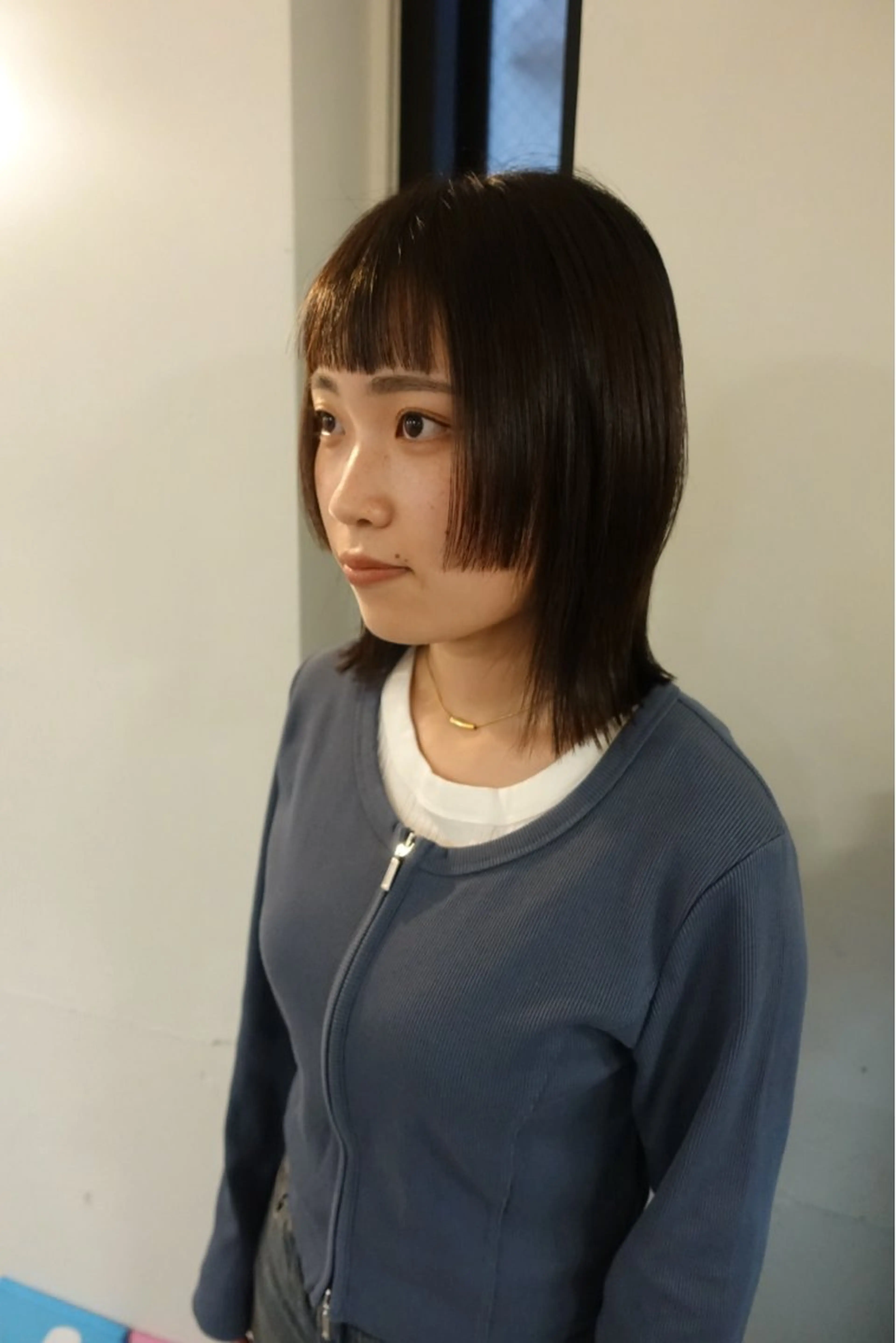 ミディアム カラー 姫カット カット ヘアカラー izu 🫧のヘアスタイル