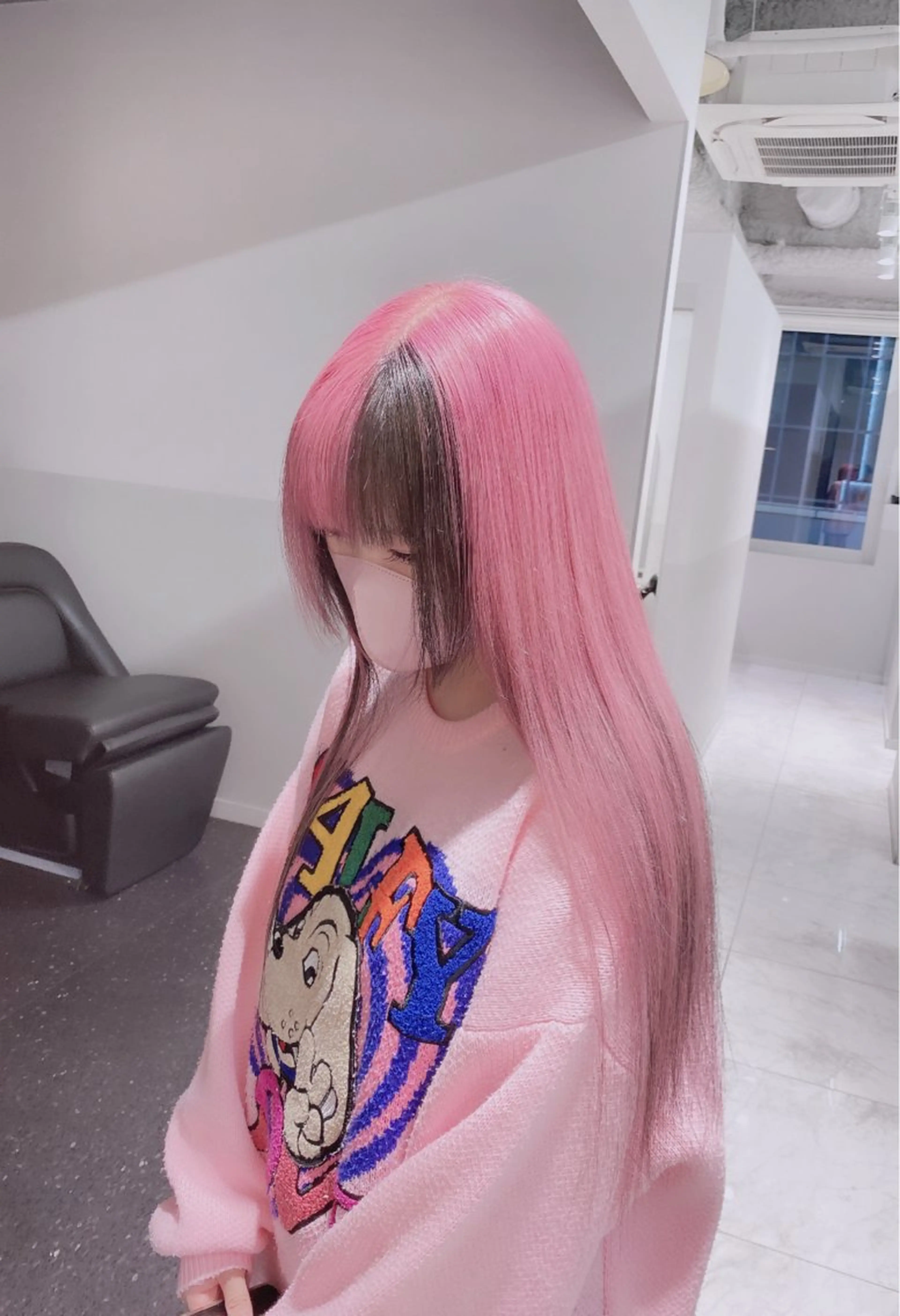 ロング カラー ヘアアレンジ メンズ ヘアカラー トリートメント SALOWIN所属・色落ちまでかわいい MASATOのヘアスタイル