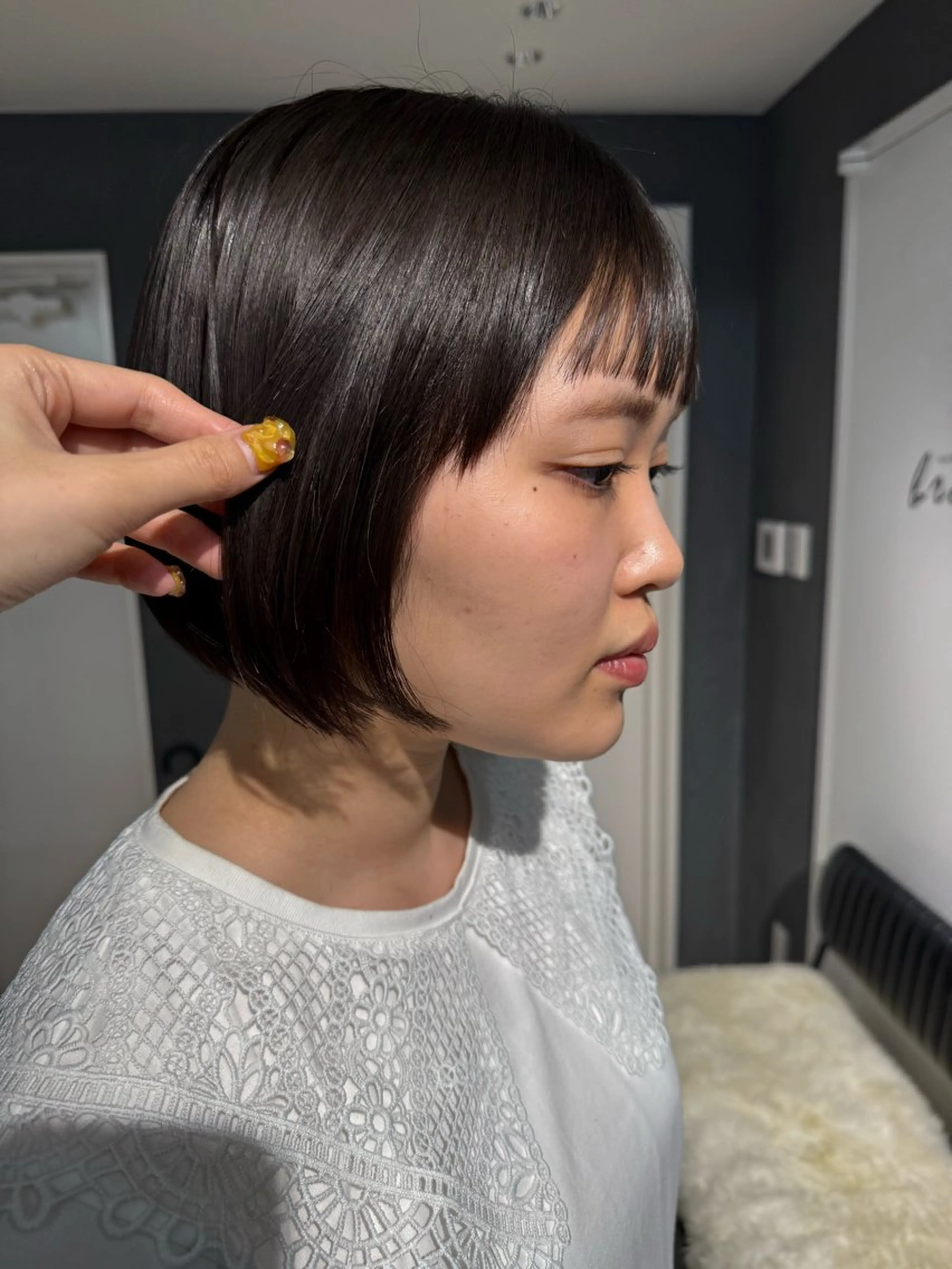 ショート カット ヘアカラー トリートメント reira /cienのヘアスタイル