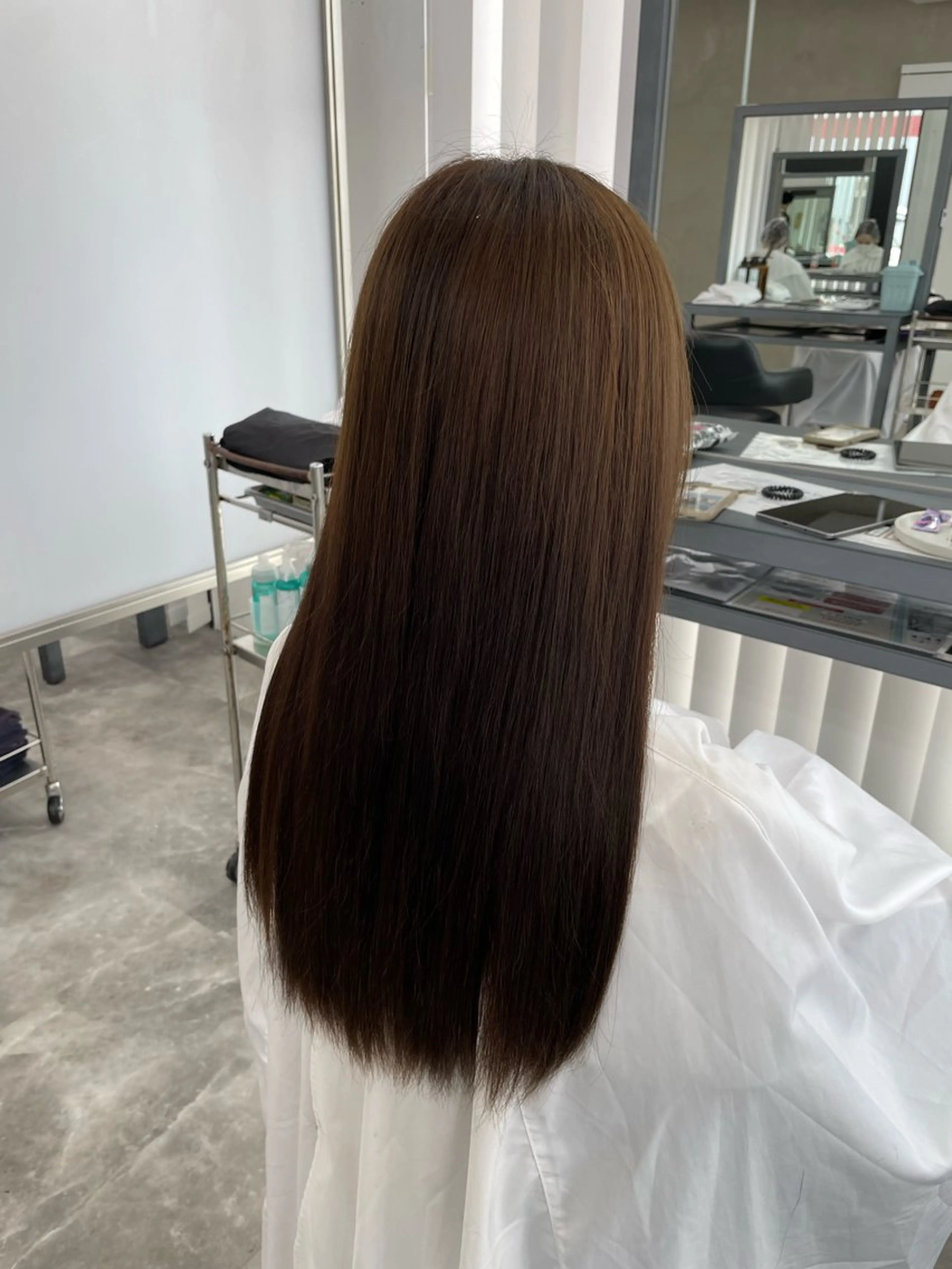 ロング ヘアカラー 🧋ミルクティーカラ ー🧋特化小林拓登のヘアスタイル