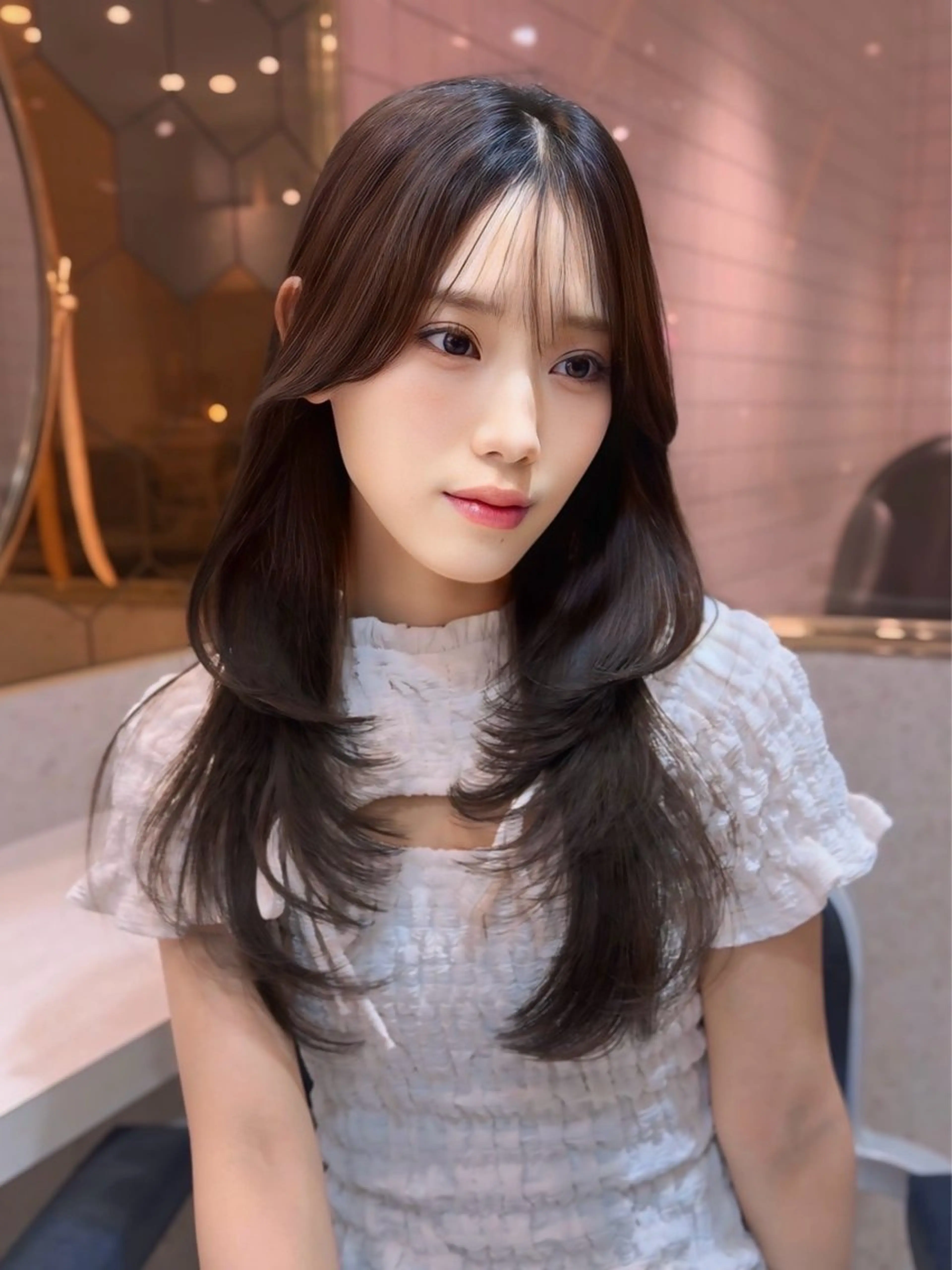 🍒学割U24限定🍒小顔カット&ワンカラー&超音波トリートメントの写真