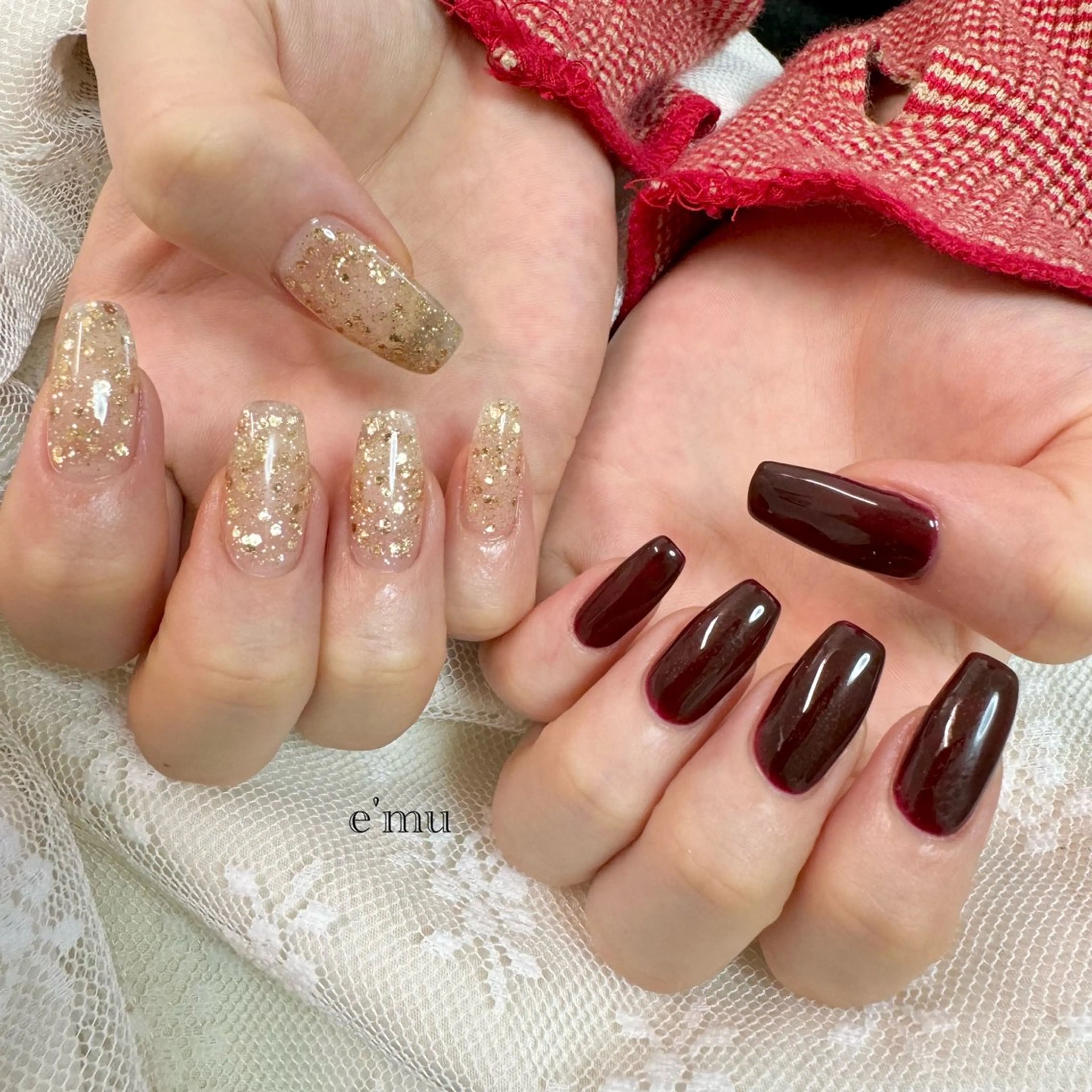 ネイル ワンカラーネイル ハンドネイル nail salon e'mu💐のネイルデザイン