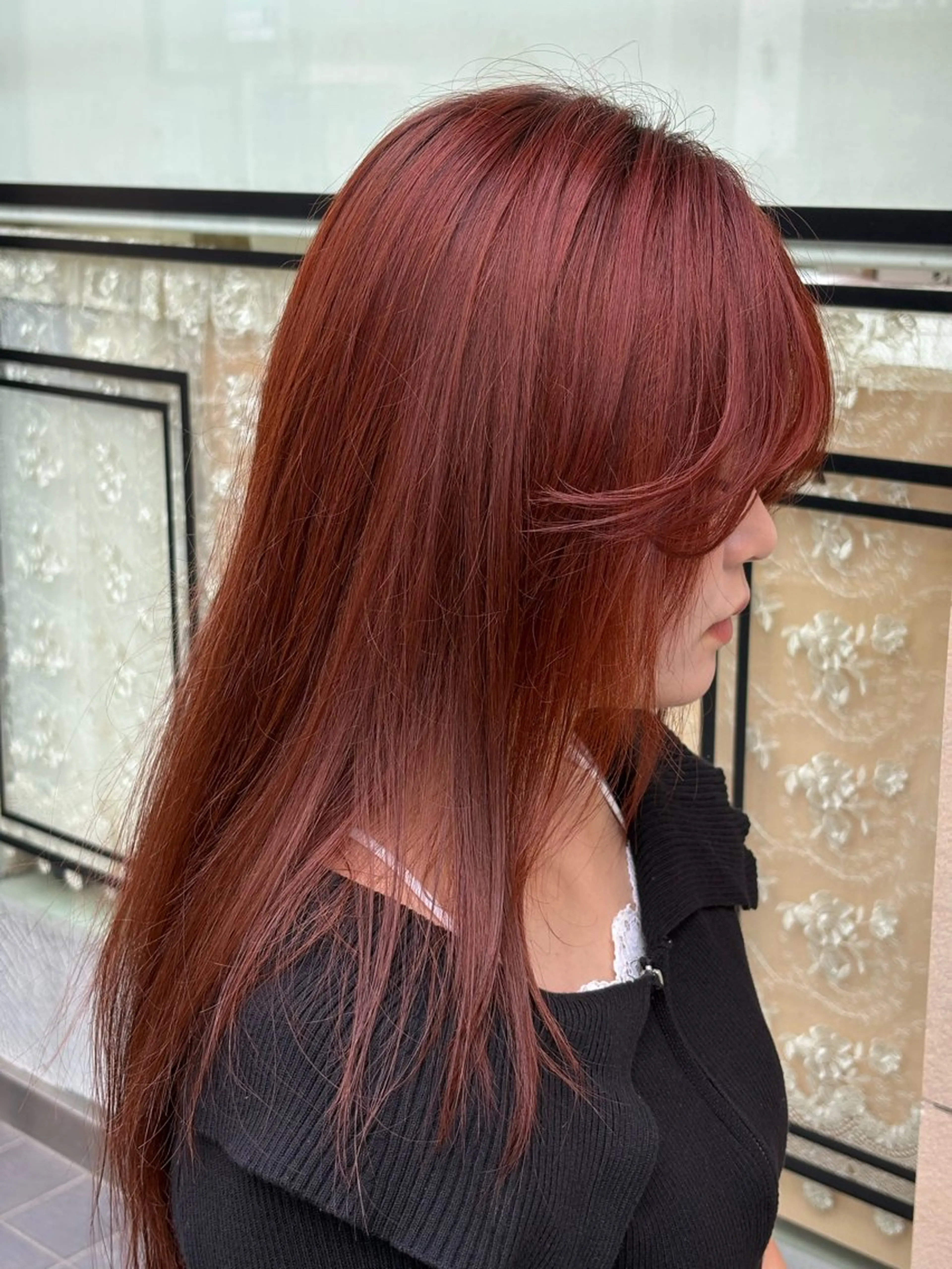 ロング ヘアカラー 透明感カラー🫧/ ブリーチ🇰🇷れいのヘアスタイル