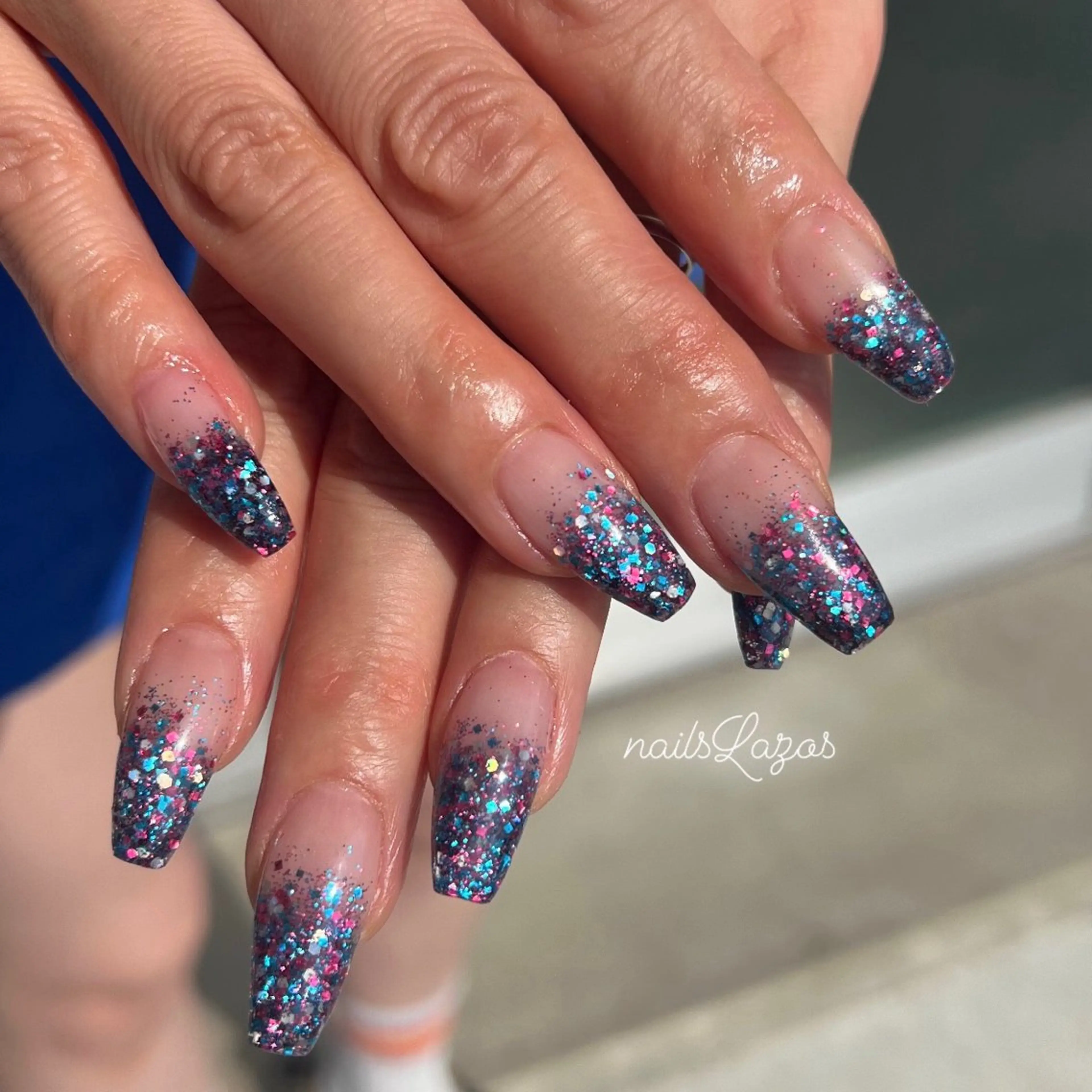 ネイル ラメ(グリッター) nails Lazosのネイルデザイン