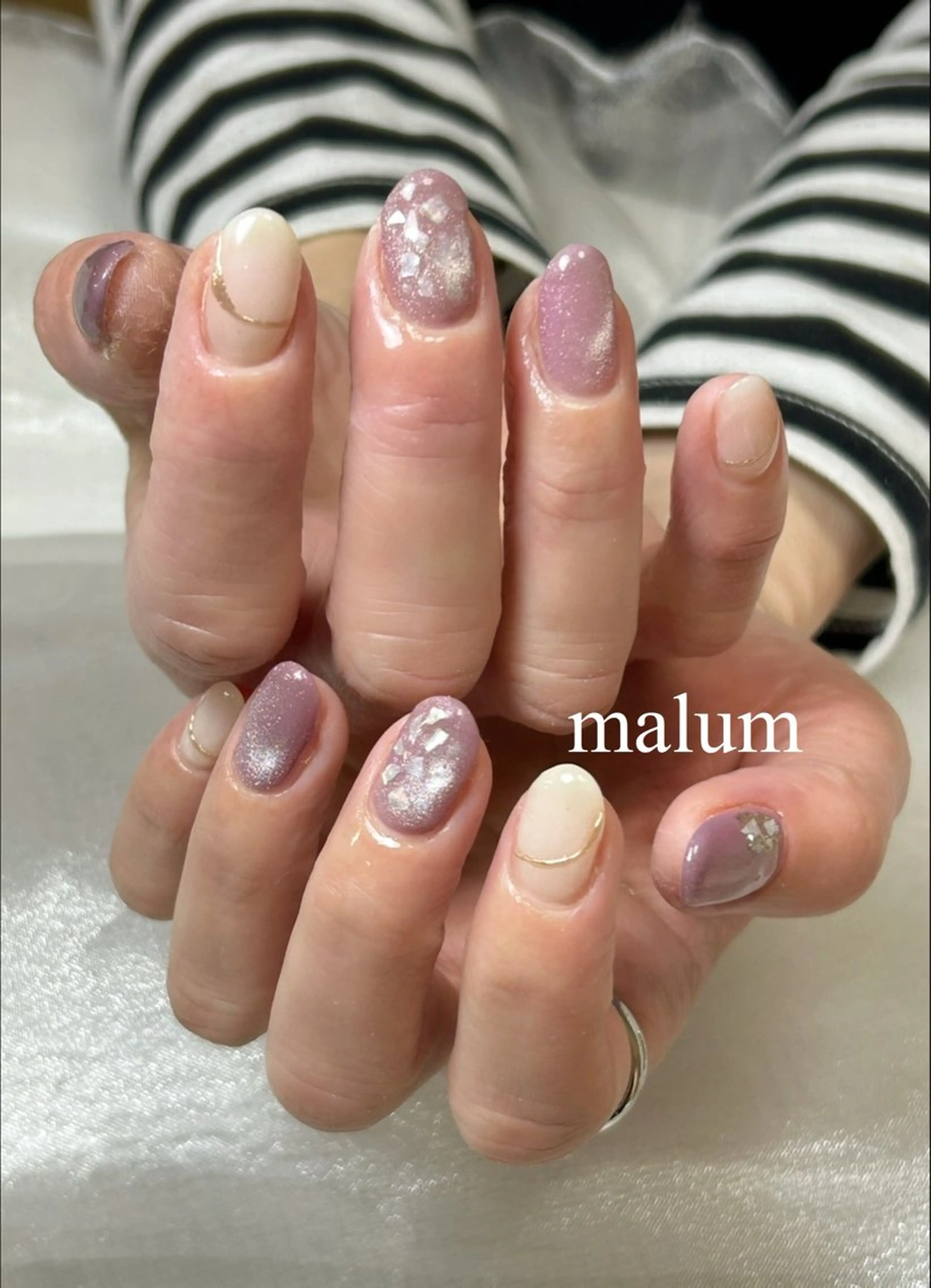 ネイル ハンドネイル malum nailのネイルデザイン