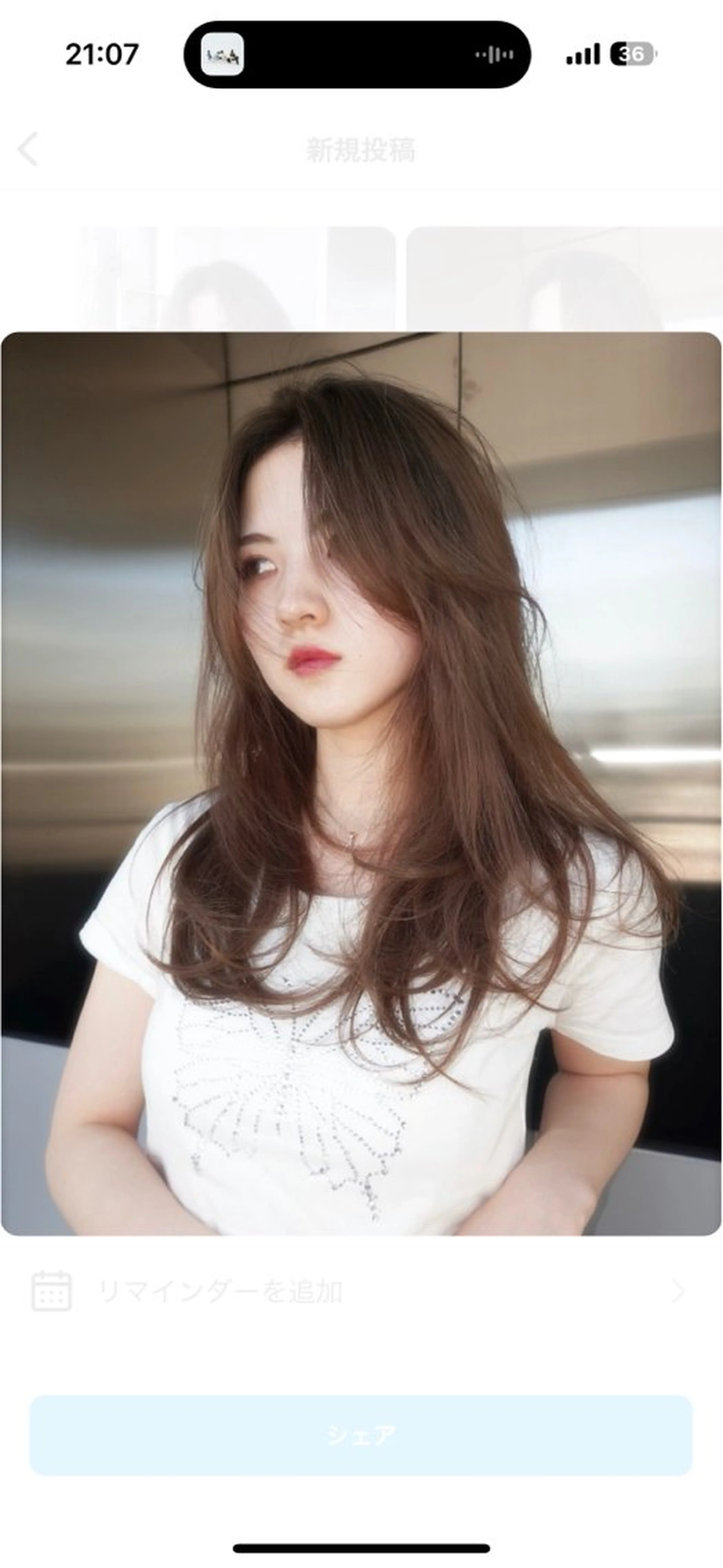 ロング 小顔カット カット bloc japon所属・ﾌﾞﾚｲｽﾞ˚✧₊⁎ ﾚｲﾔｰToriのヘアスタイル