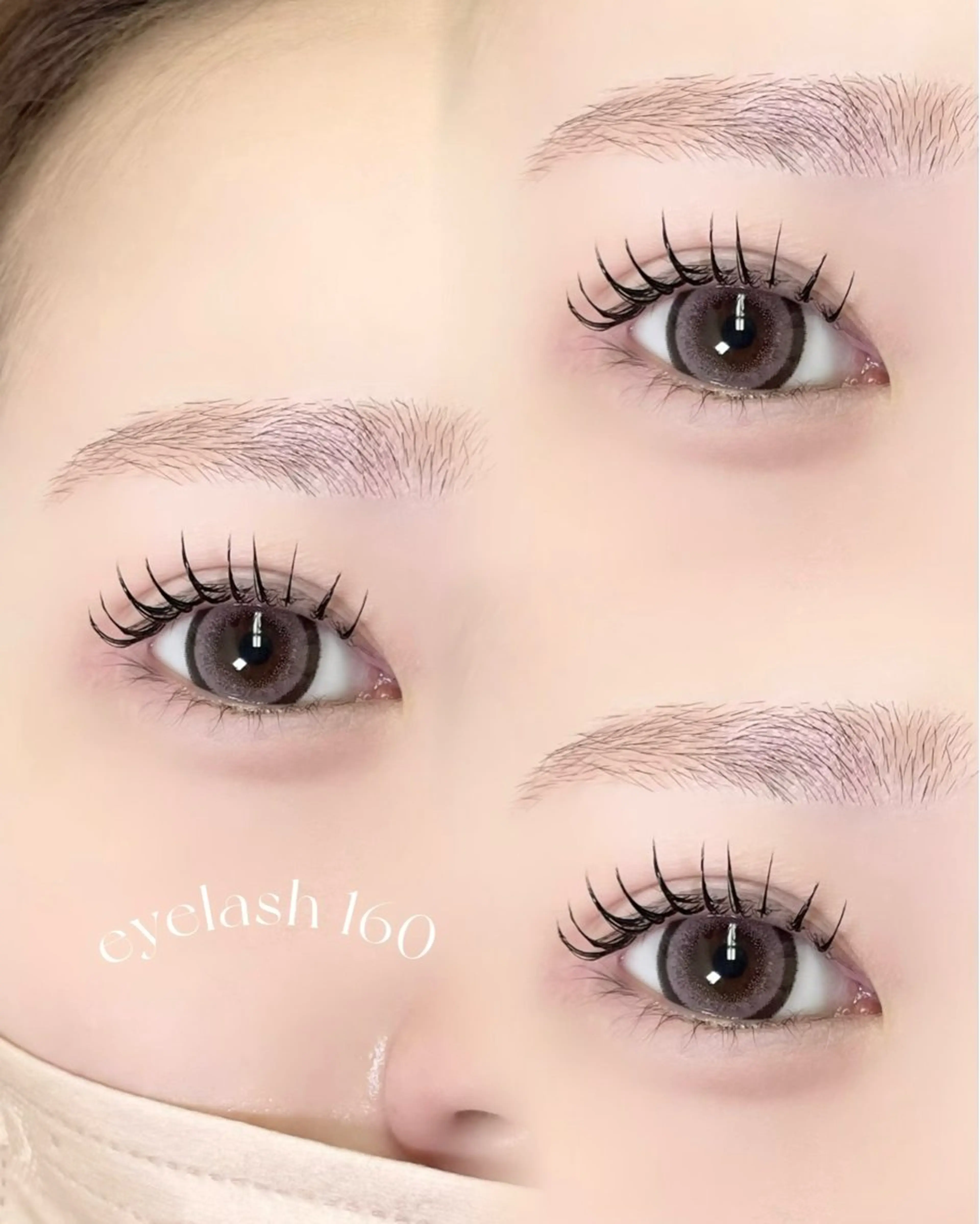 マツエク・マツパ マツエク RUNON 🎀 大阪福島 SeneLのマツエク・マツパデザイン