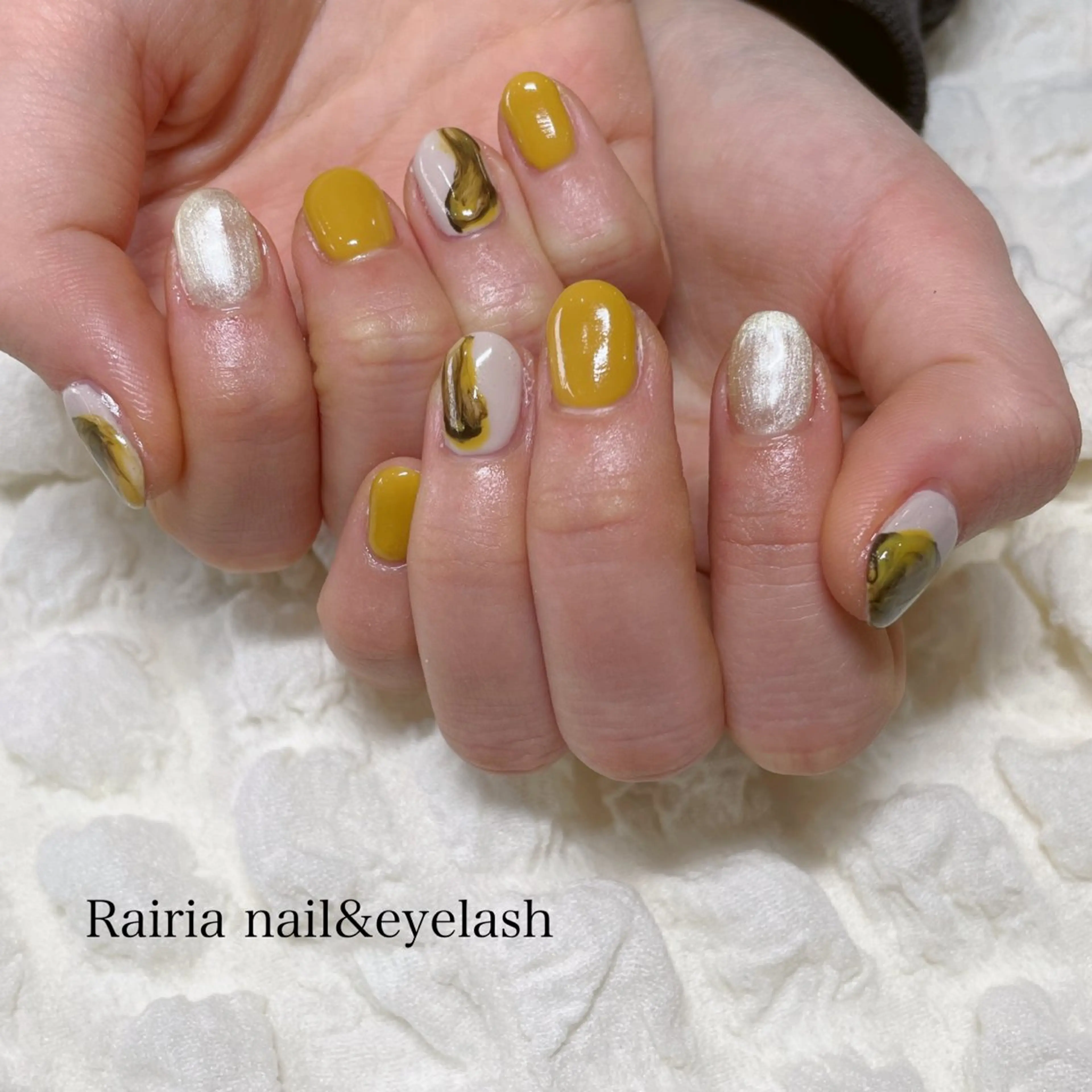 ネイル 持ち込み ハンドネイル Rairia nail&eyelash小岩店所属・Rairianail 小岩店のネイルデザイン