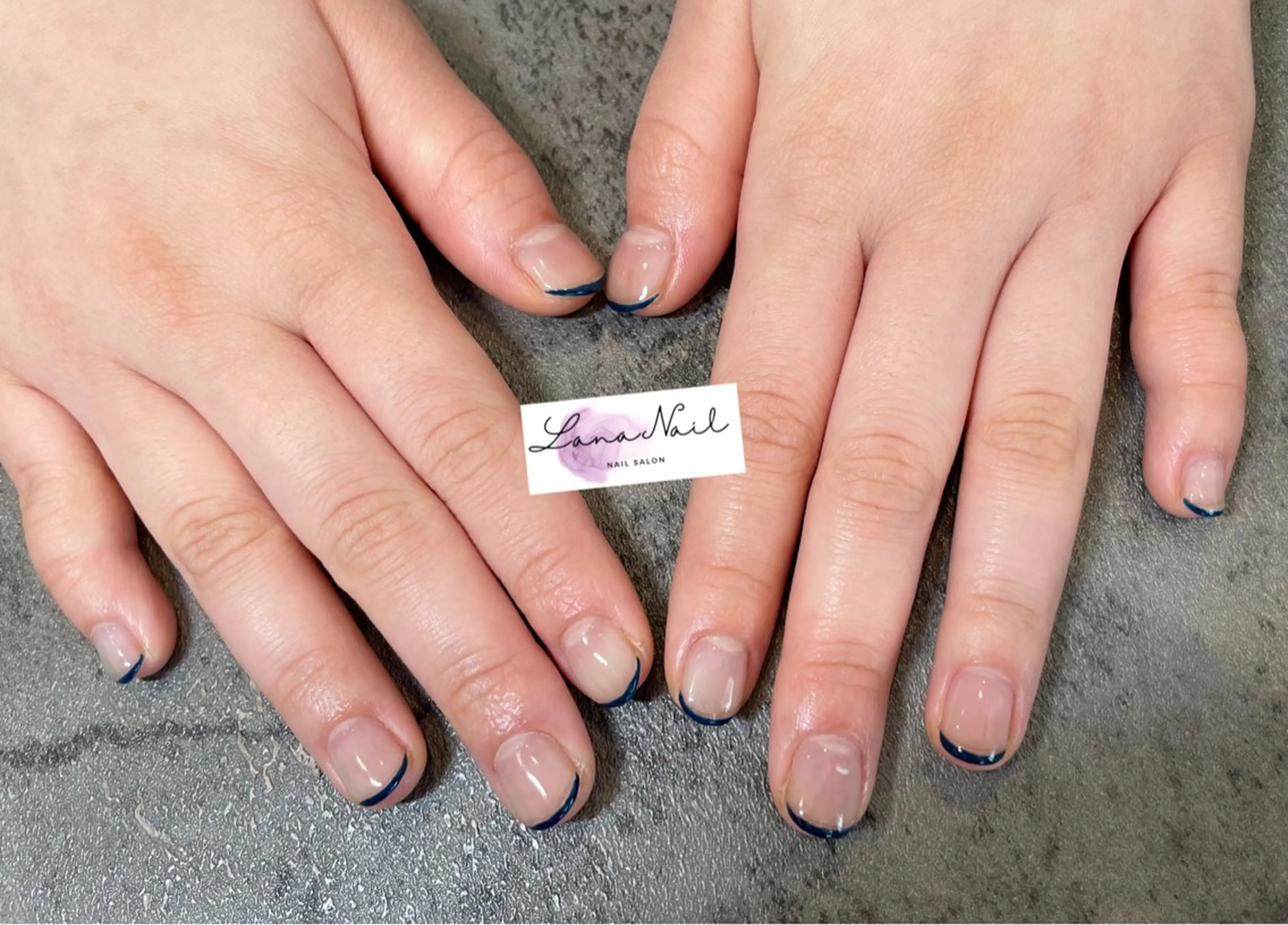 ネイル フレンチネイル ジェルネイル Lana Nailのネイルデザイン