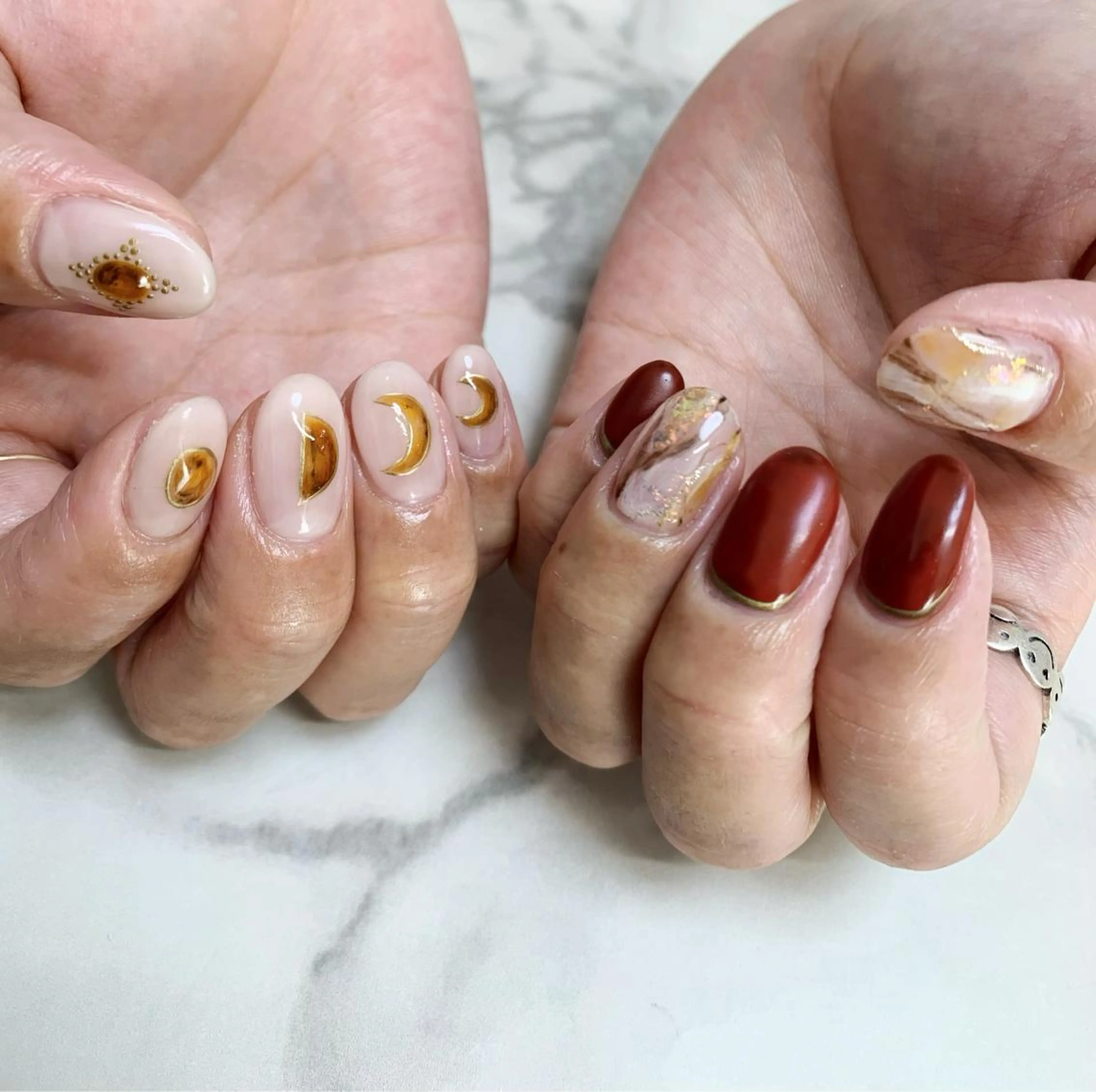 ネイル ハンドネイル nail salon en familleのネイルデザイン