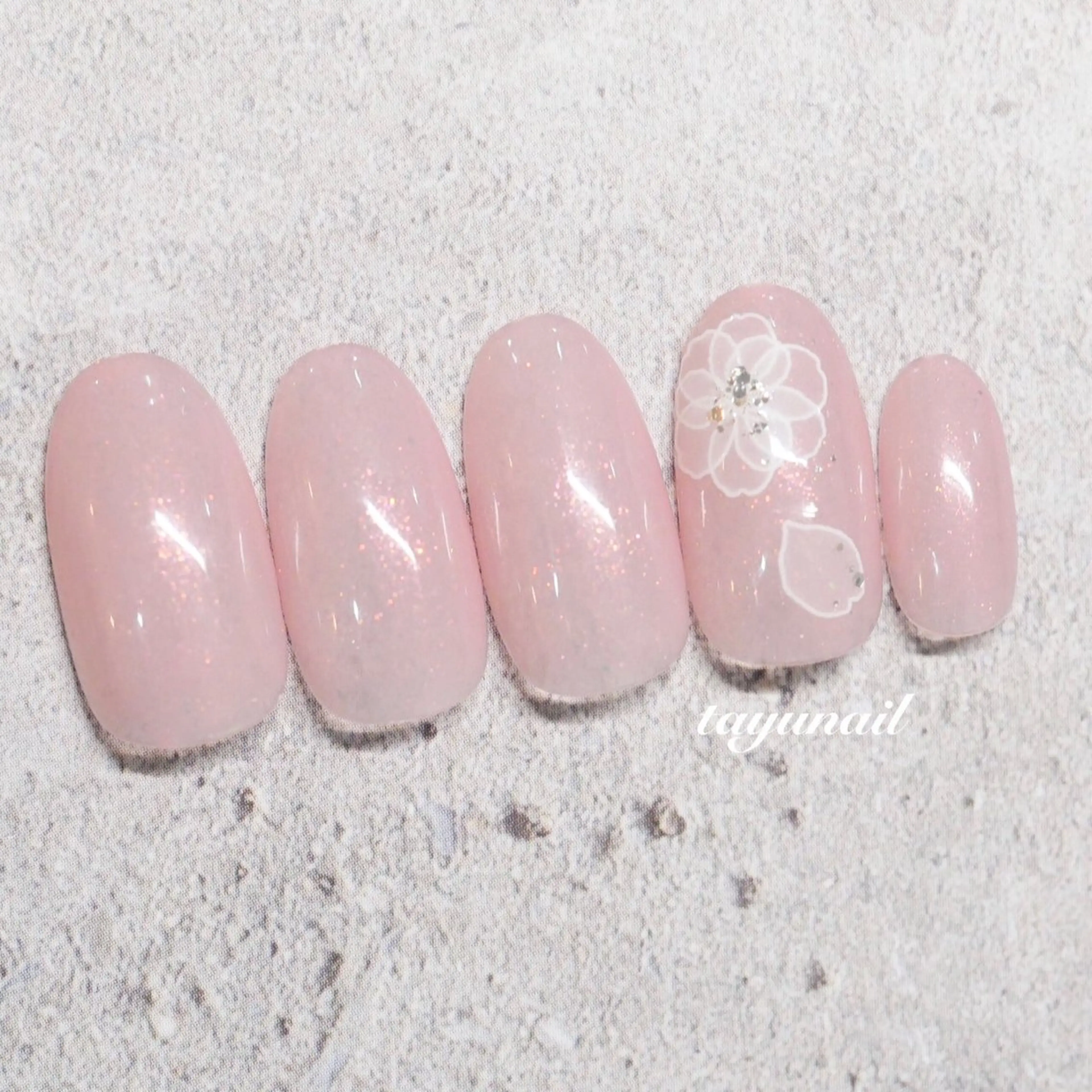 ネイル アートネイル ジェルネイル パラジェル シンプルネイル ハンドネイル ネイルサロン・ネイルスクール　たゆnail所属・ネイルサロン 【たゆnail】のネイルデザイン