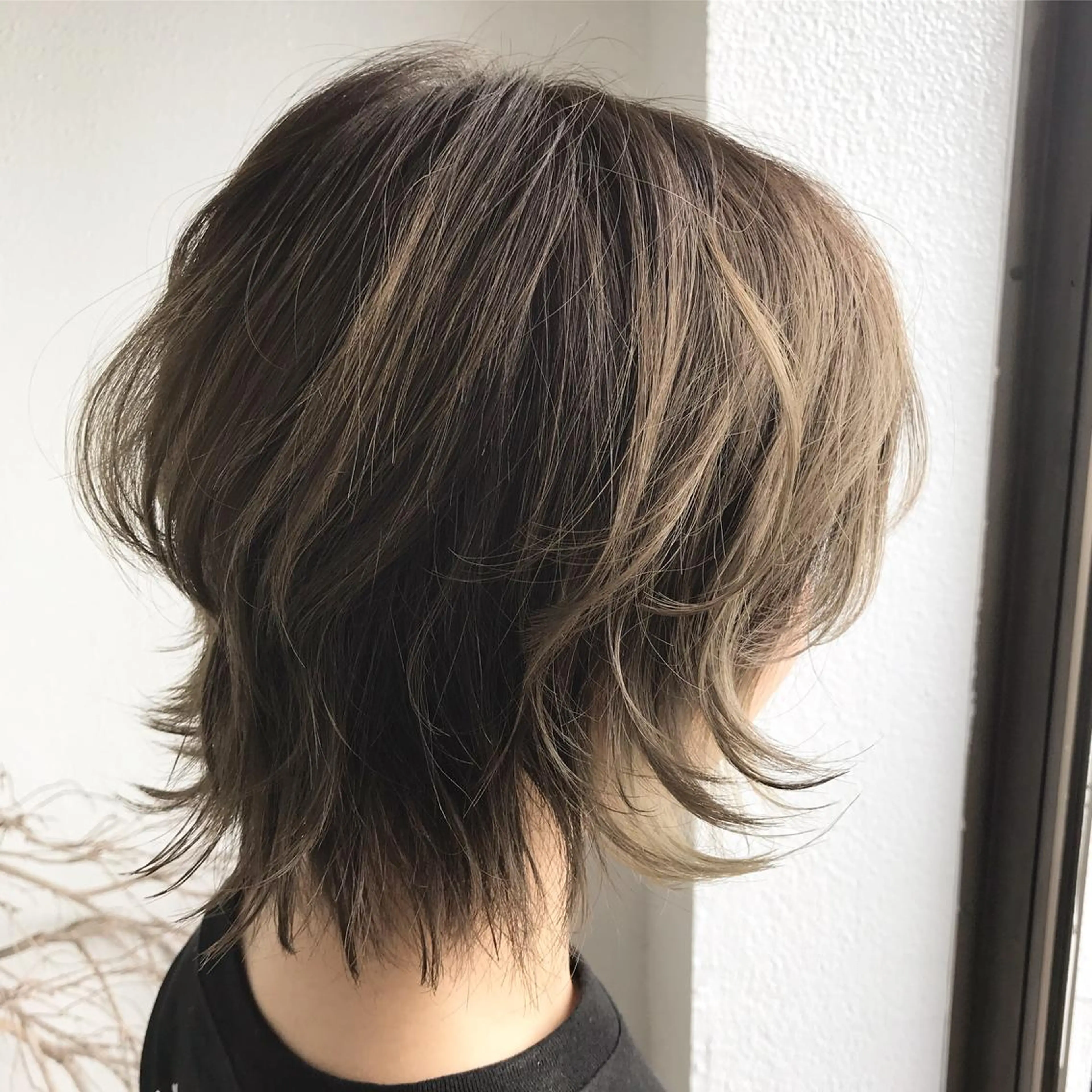 ショート 伸ばしかけ ショートヘア ウルフカット 大嶋 宏隆のヘアスタイル