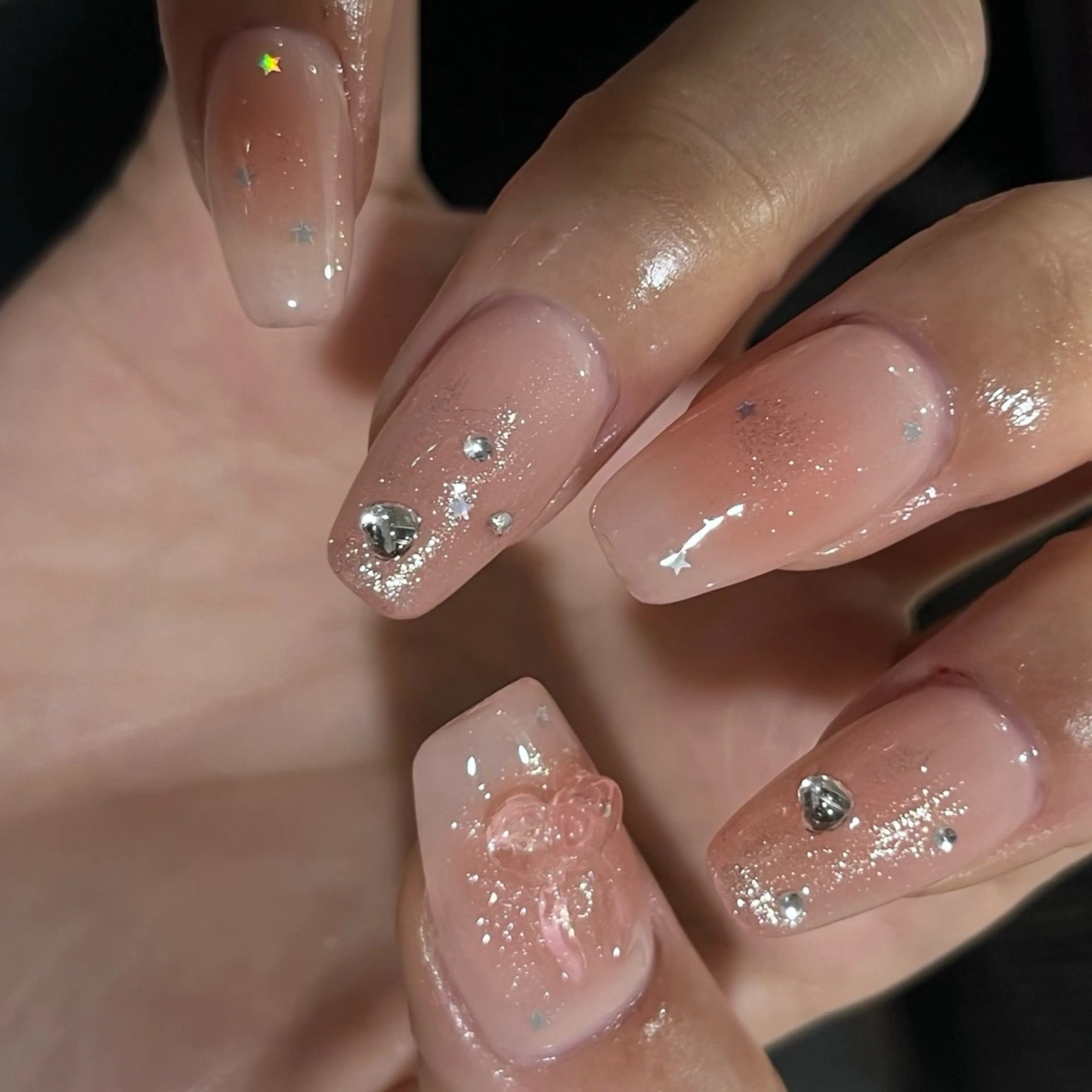 ネイル 韓国ネイル ワンホンネイル ハンドネイル ハンドケア Chang _Nailのネイルデザイン
