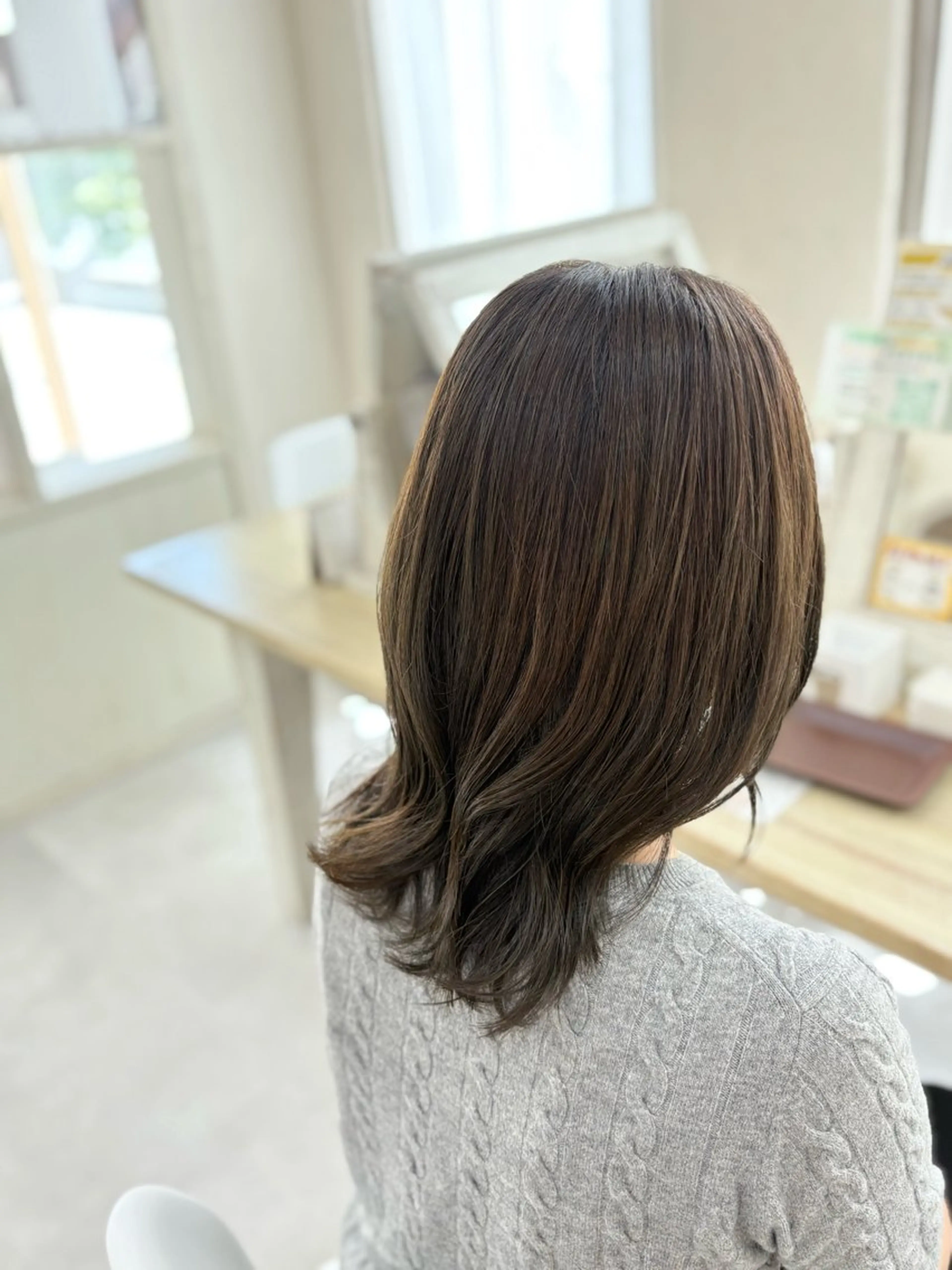 ミディアム ヘアカラー ヘッドスパ 草津駅》 SATO💐のヘアスタイル