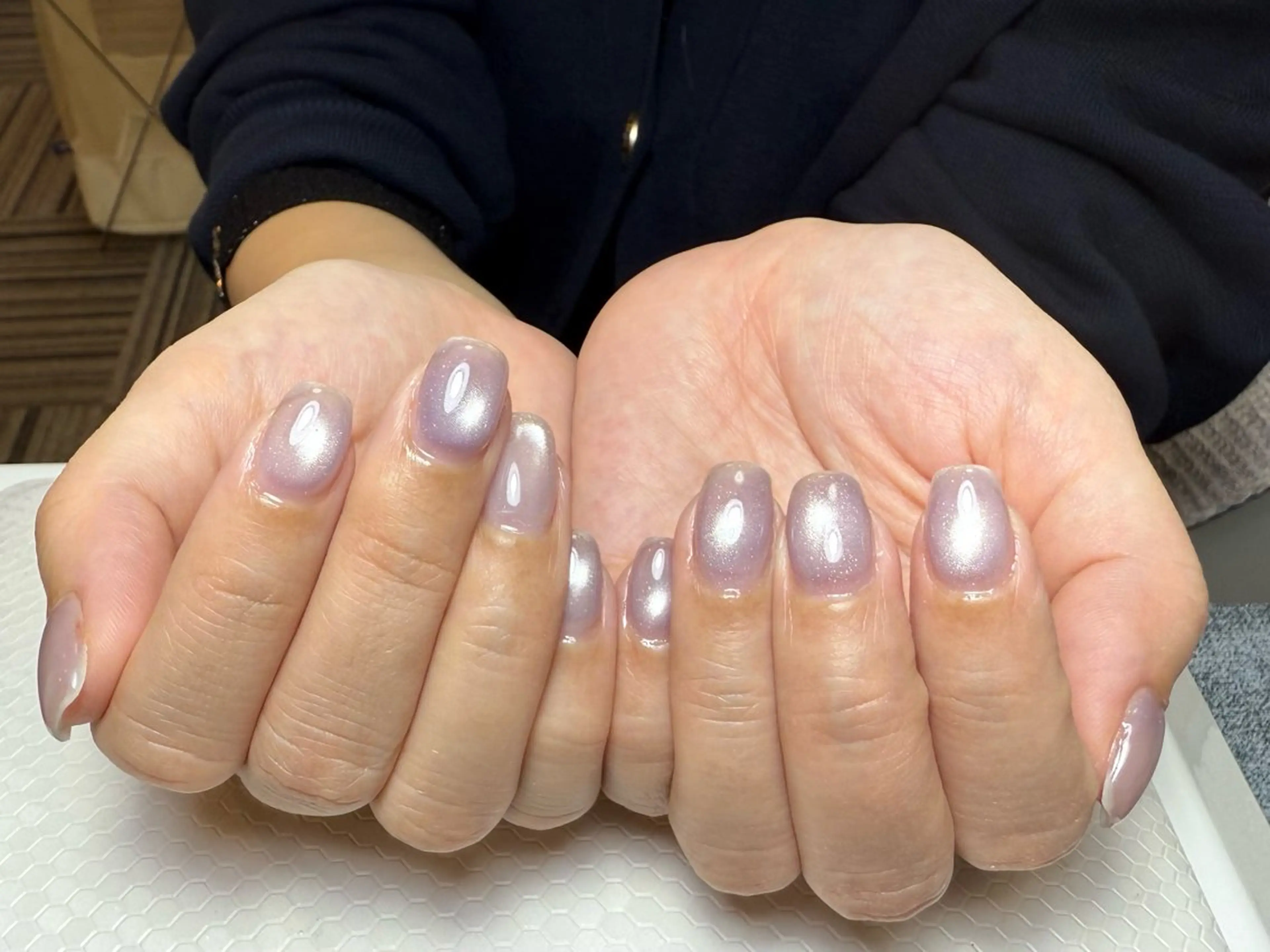 ネイル チークネイル フットネイル フレンチネイル ジェルネイル ガラスフレンチ ハンドネイル ハンドケア Niko シカのネイルデザイン