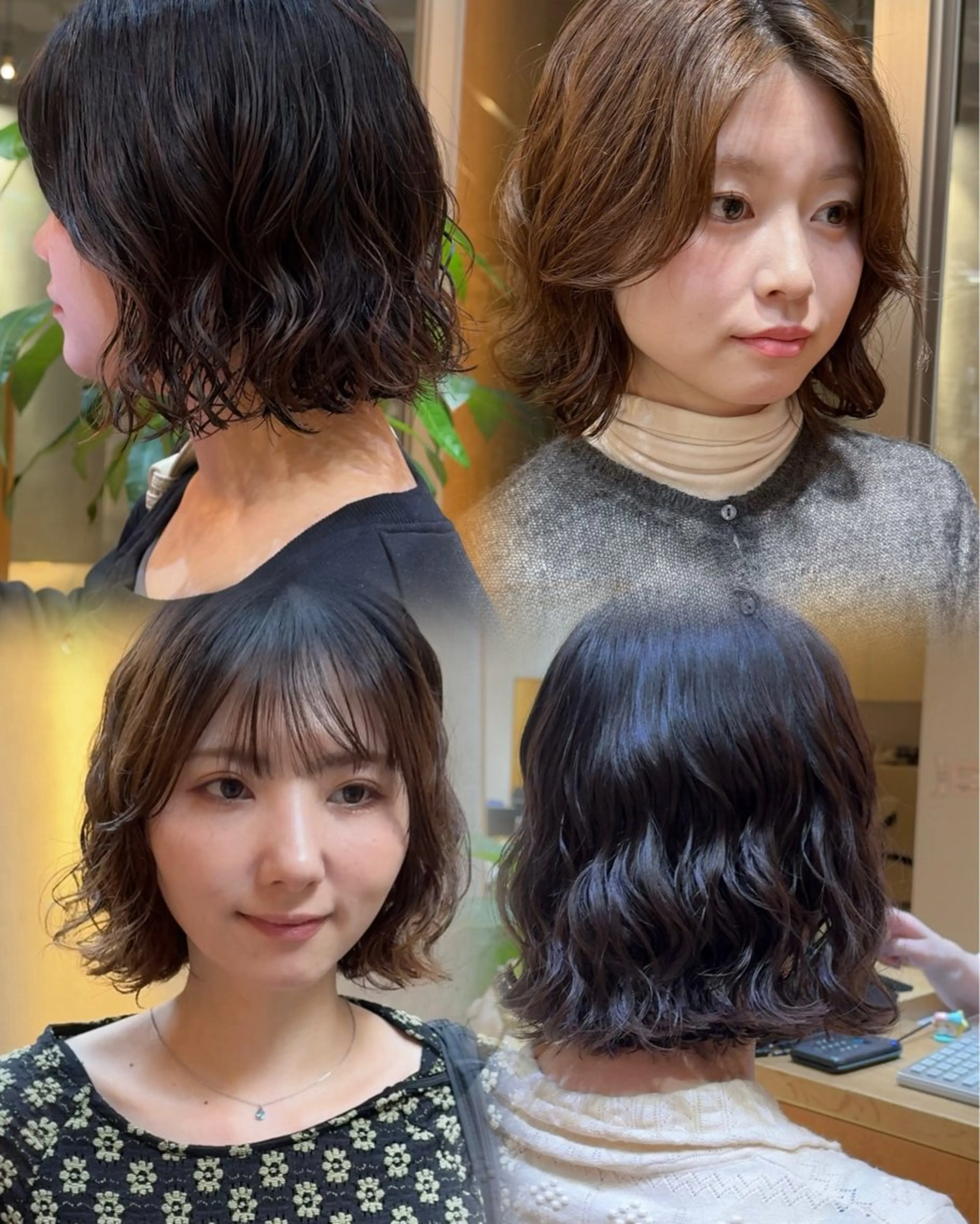 ショート パーマ カット パーマ 大橋 芽衣のヘアスタイル