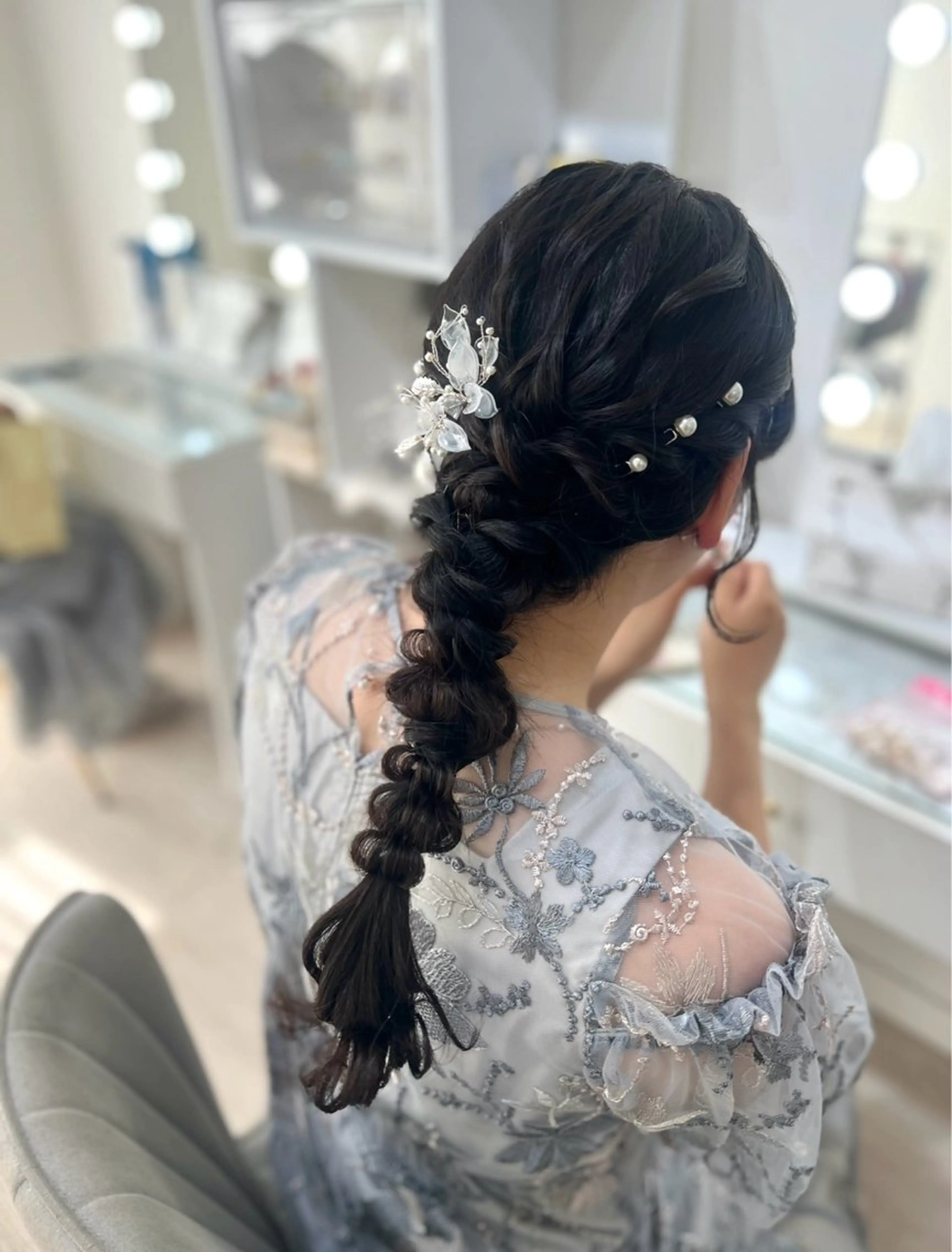 ロング ヘアセット ヘアセット/金山 佐野 妃都美のヘアスタイル