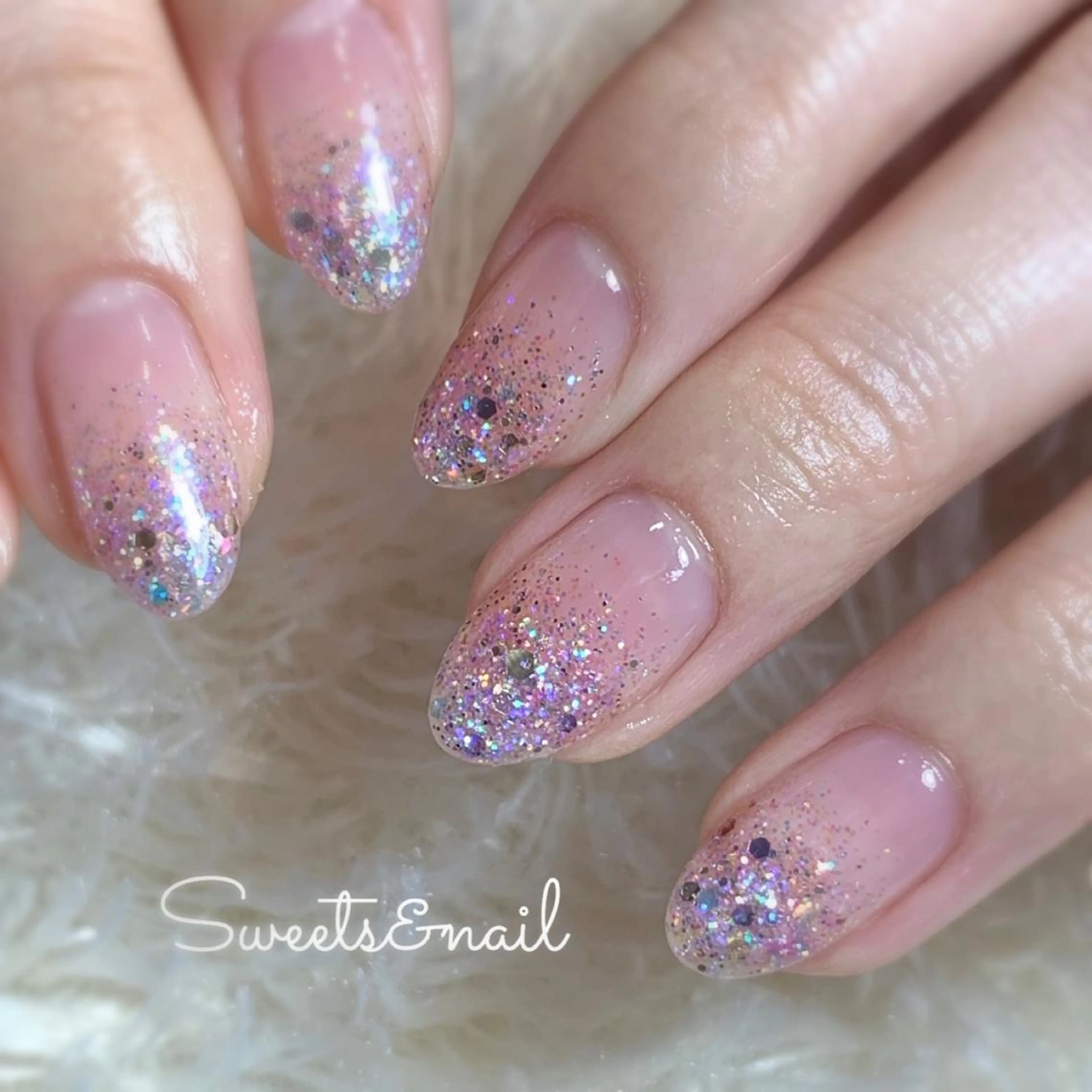 ネイル ラメ(グリッター) ラメグラデーション Sweets &nailのネイルデザイン