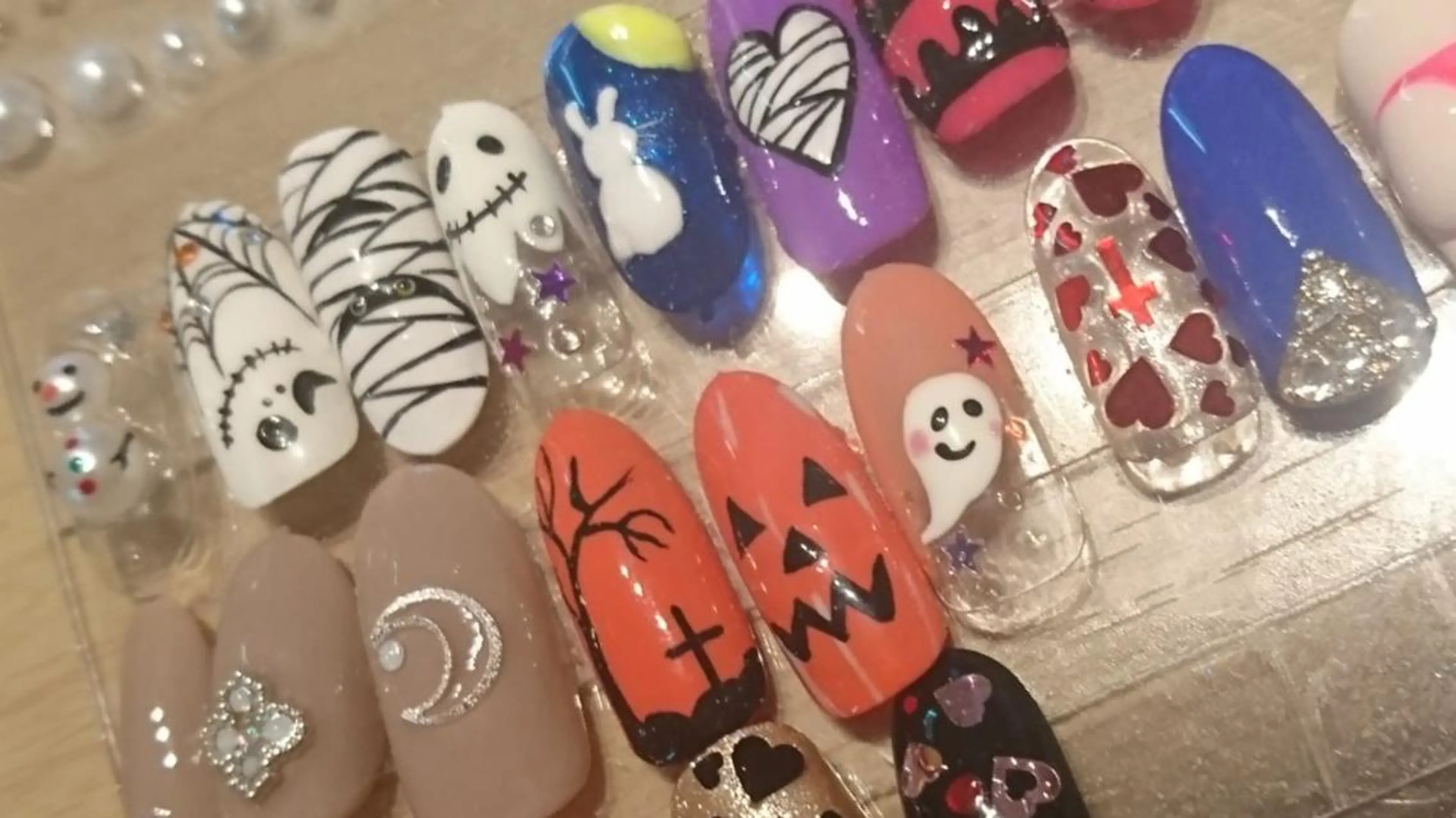 ネイル ハロウィン Nail Space R所属・ネイルスペースR 小林のネイルデザイン