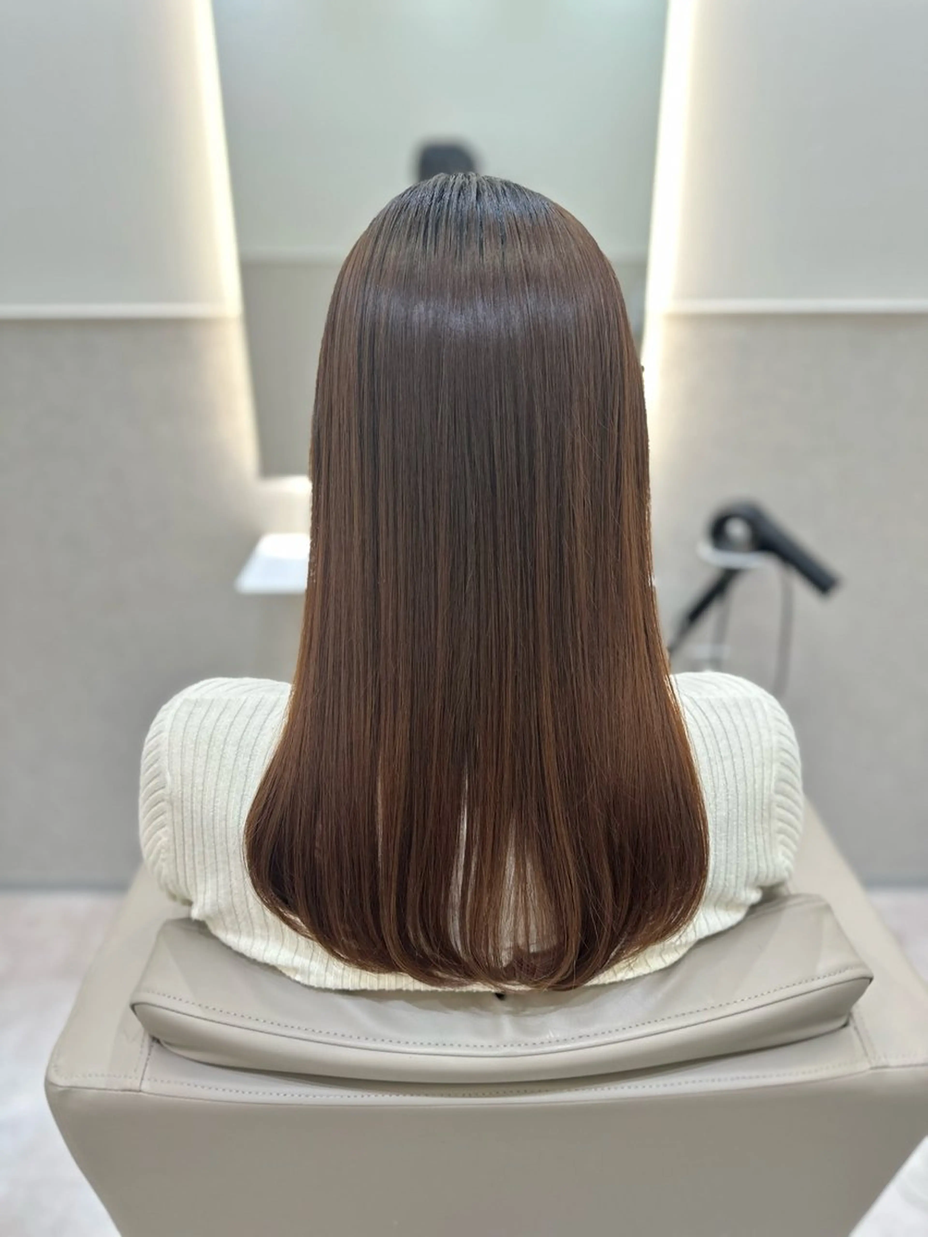 ロング カット 縮毛矯正 トリートメント 縮毛矯正/髪質改善 レイヤー/山内健太郎のヘアスタイル