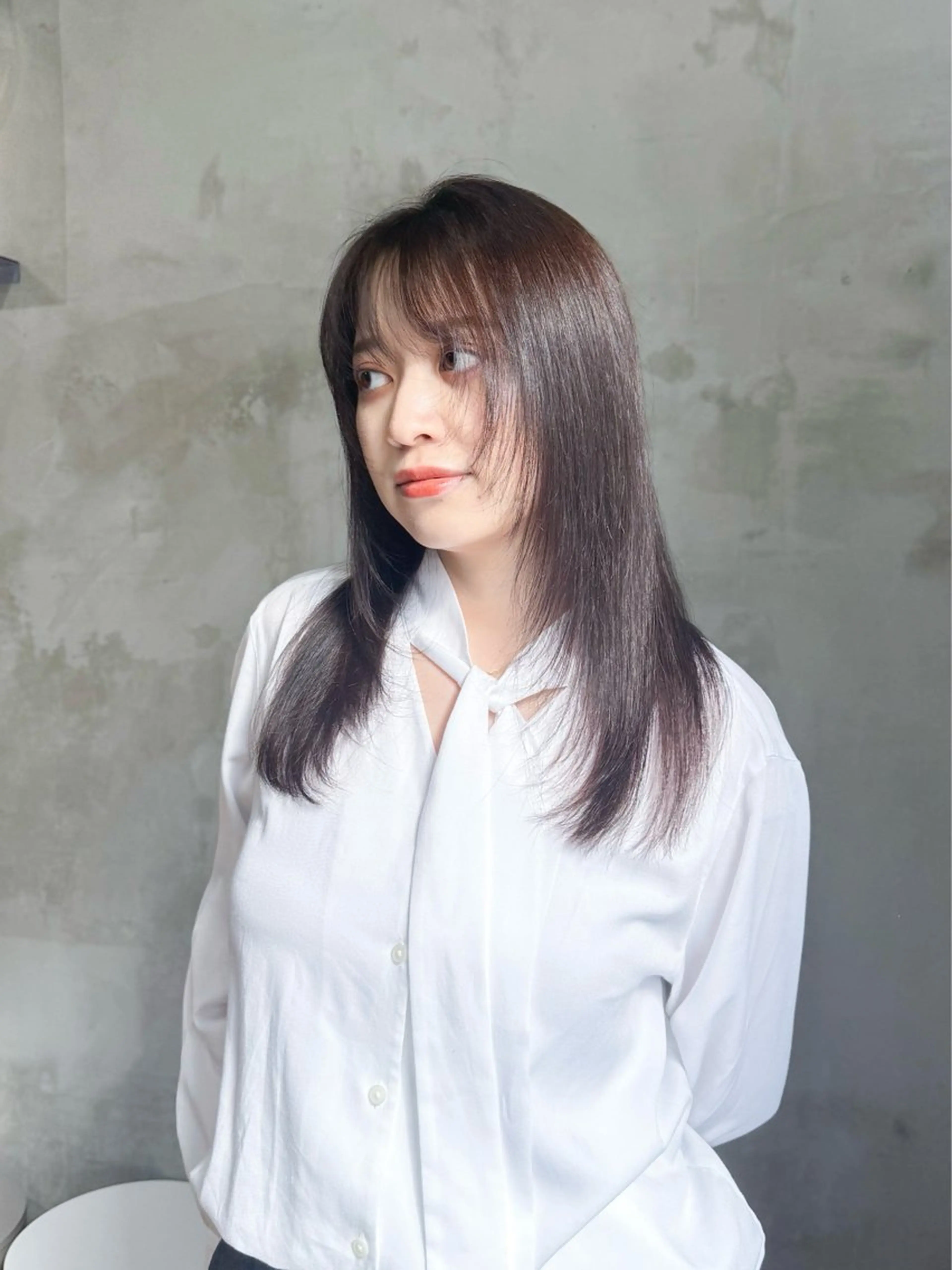 【❤︎☁️定期メンテナンス☁️❤︎】カット+カラー+3stepトリートメントの写真