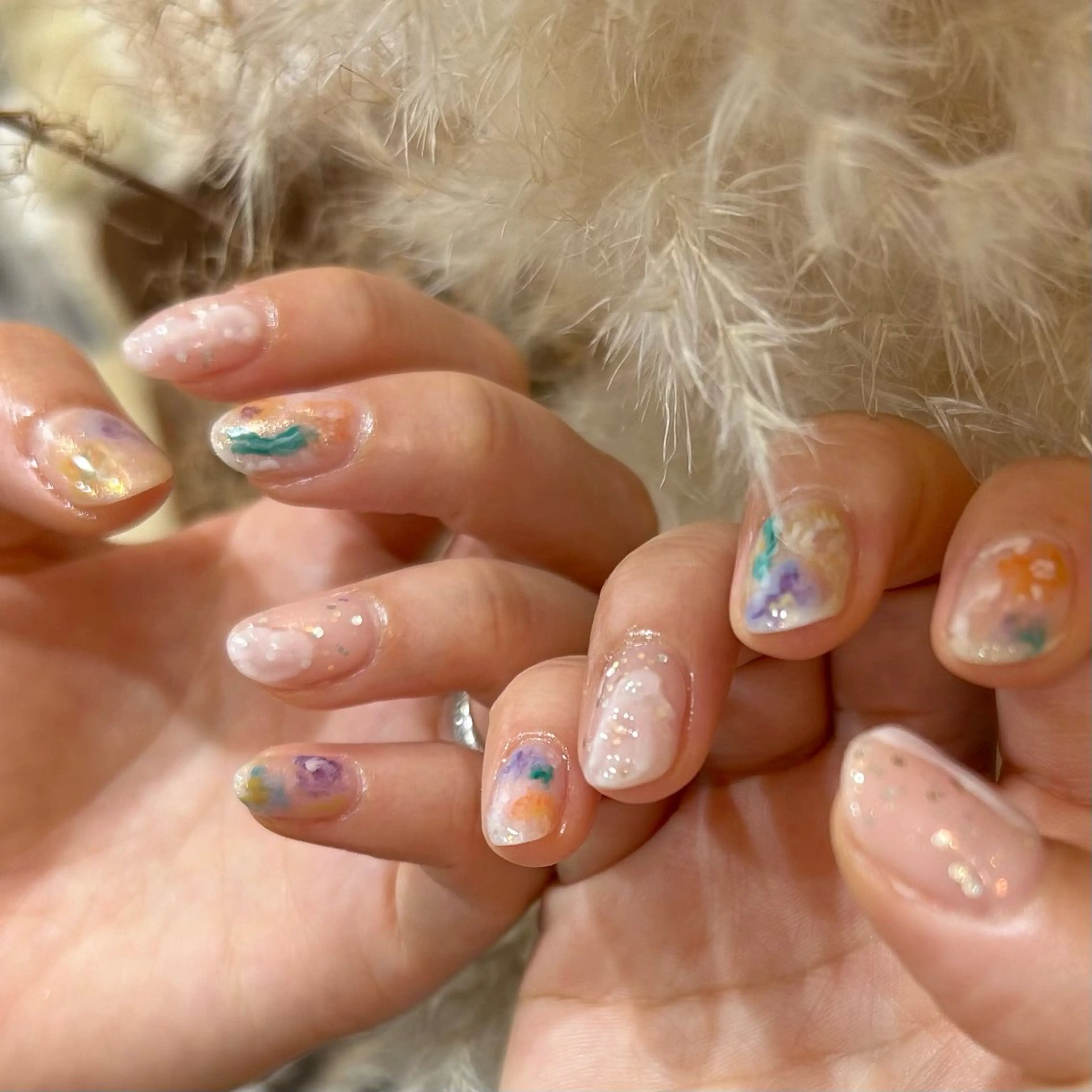 ネイル ハンドネイル shio ♡ 8月分予約受付中のネイルデザイン