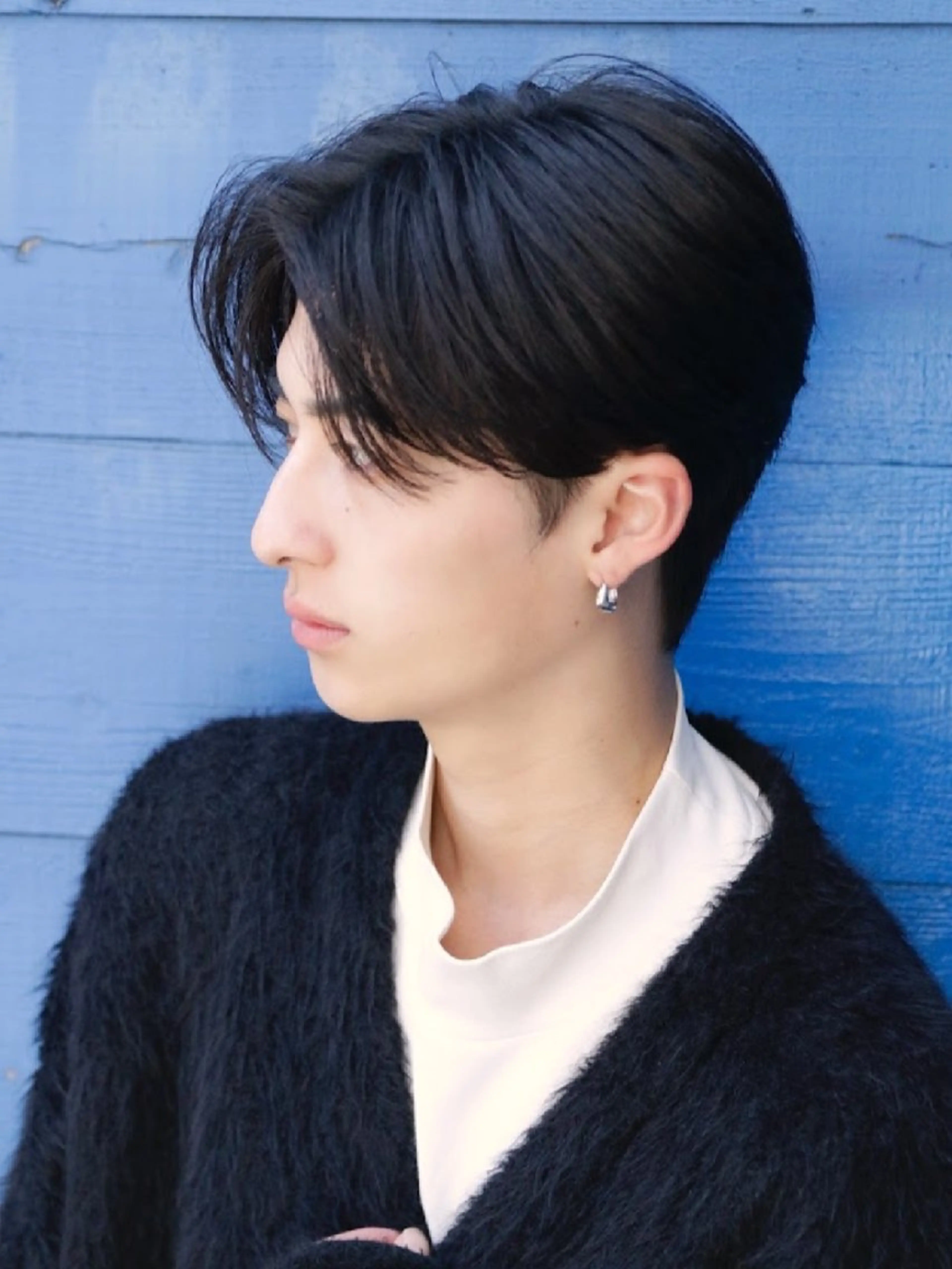 メンズ センターパート PERCUT 天王寺店所属・上向井 真志【メンズ美容師】のヘアスタイル