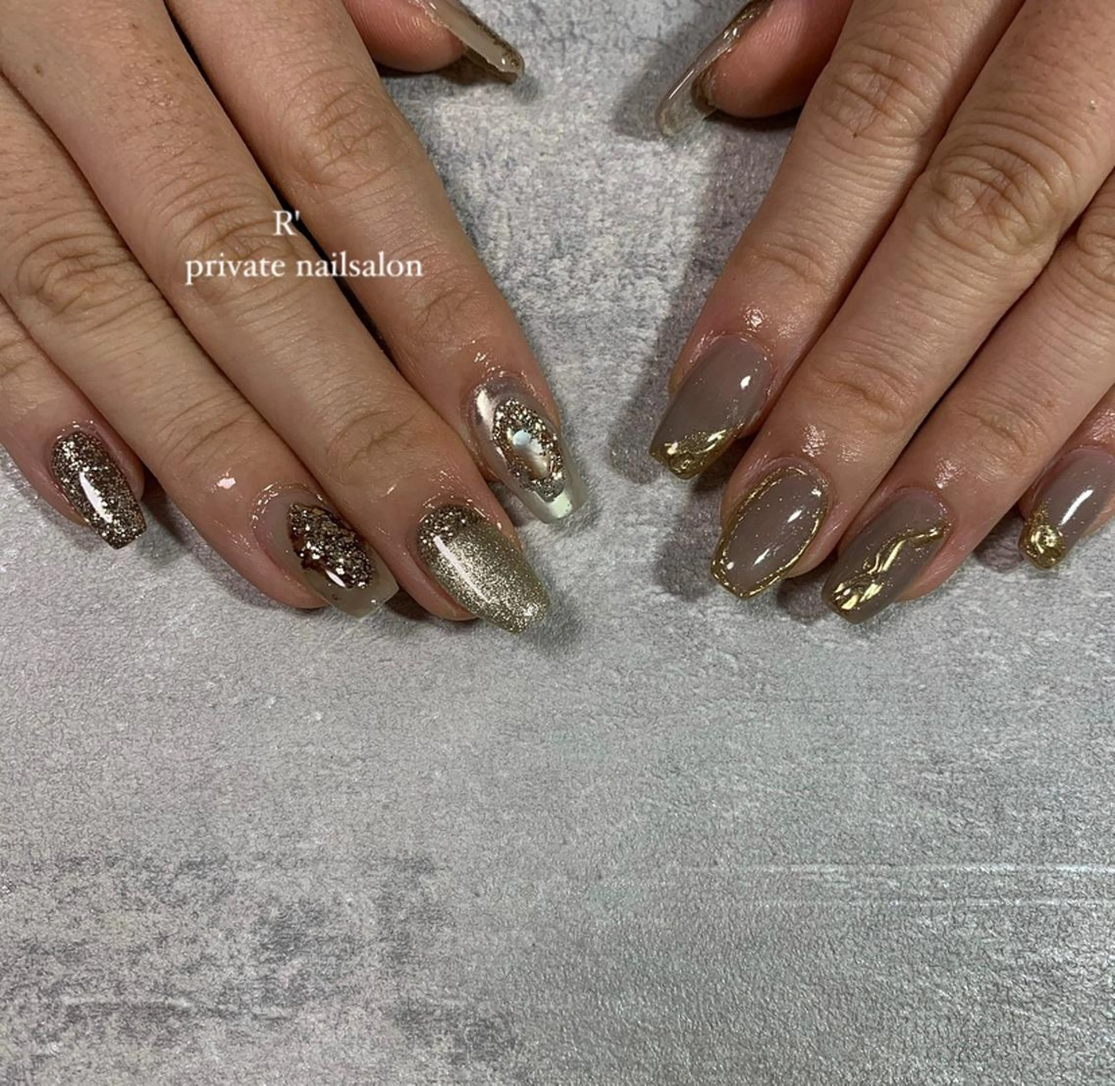 ネイル ニュアンスネイル Bersinar nail所属・Bersinar nail(rina)のネイルデザイン