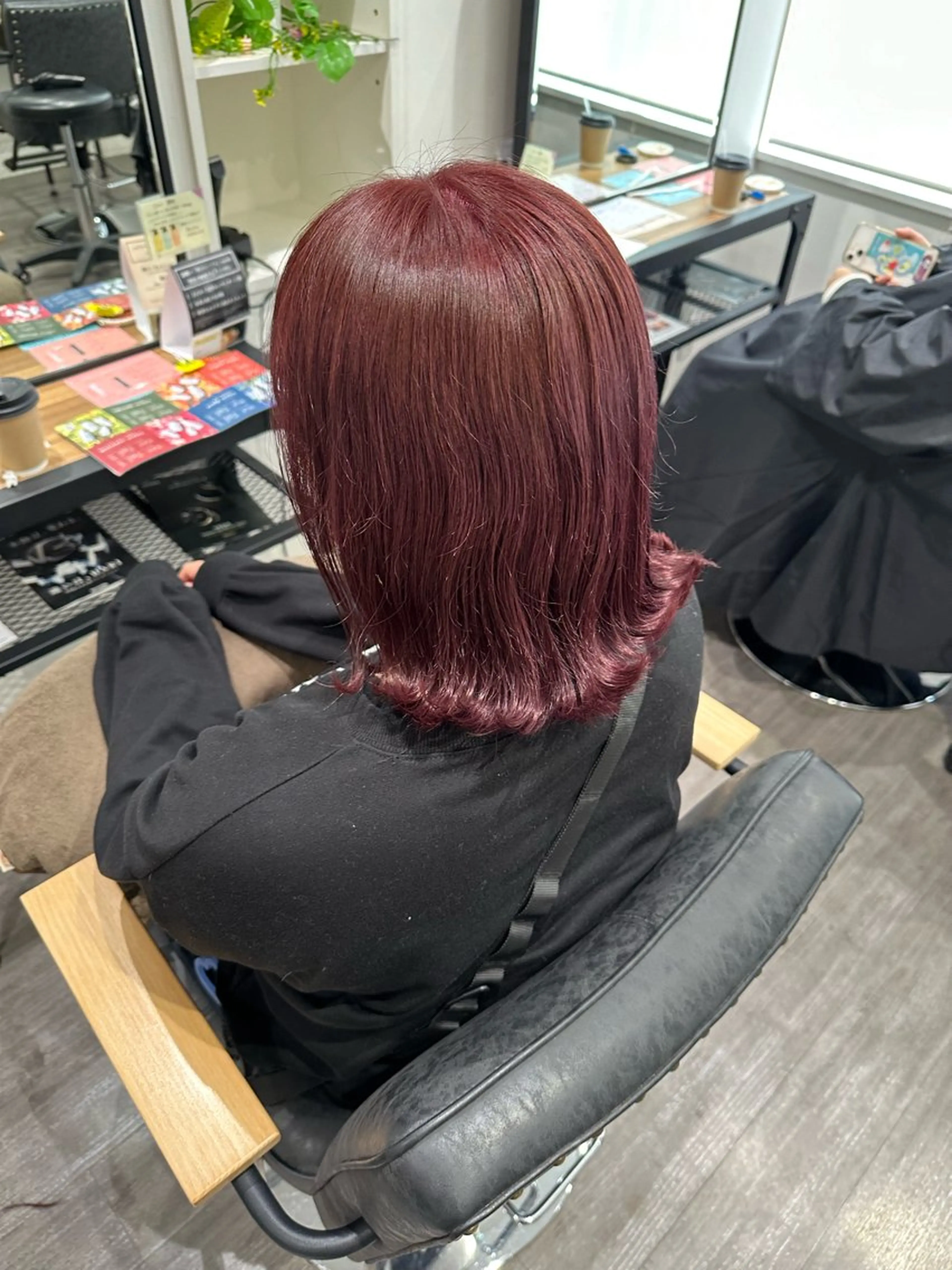 ミディアム カラー ラベンダーカラー ピンクカラー ピンクラベンダー カット ヘアカラー トリートメント 艶髪レイヤー上田 紗也🇰🇷💗のヘアスタイル