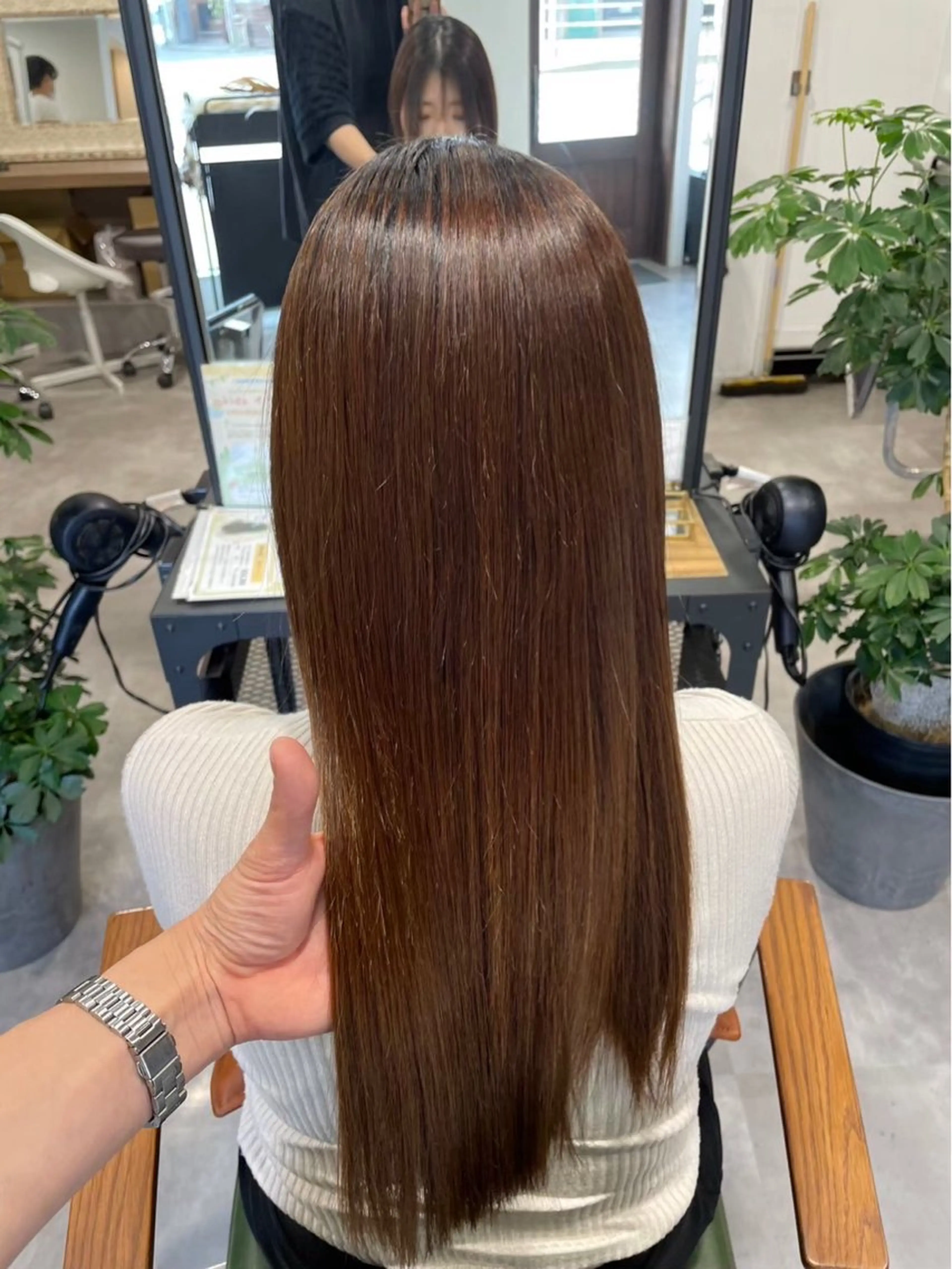 ロング カラー 川口歩登 【blanc】春日のヘアスタイル