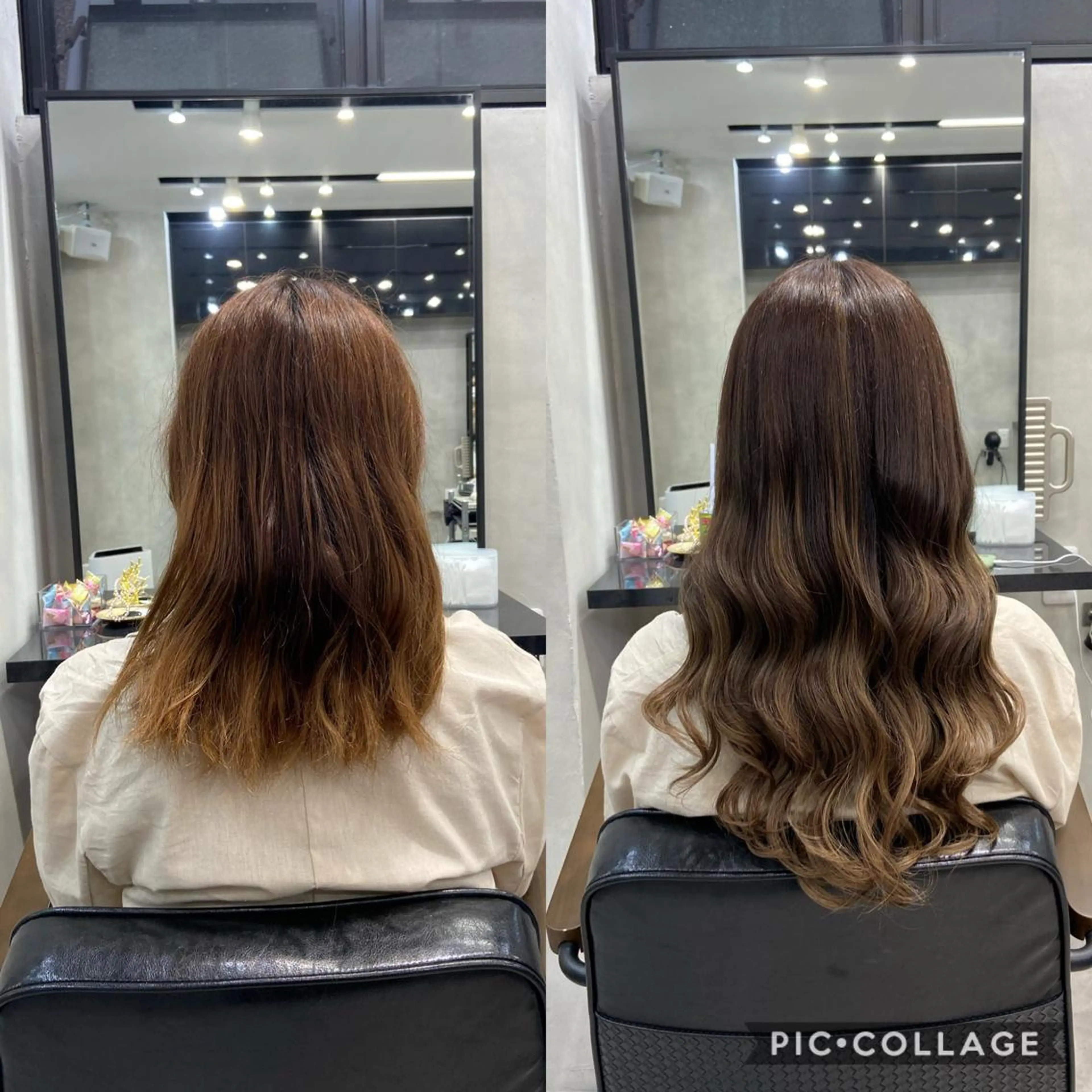 セミロング カラー ヘアアレンジ ar+ ❤︎ maiのヘアスタイル