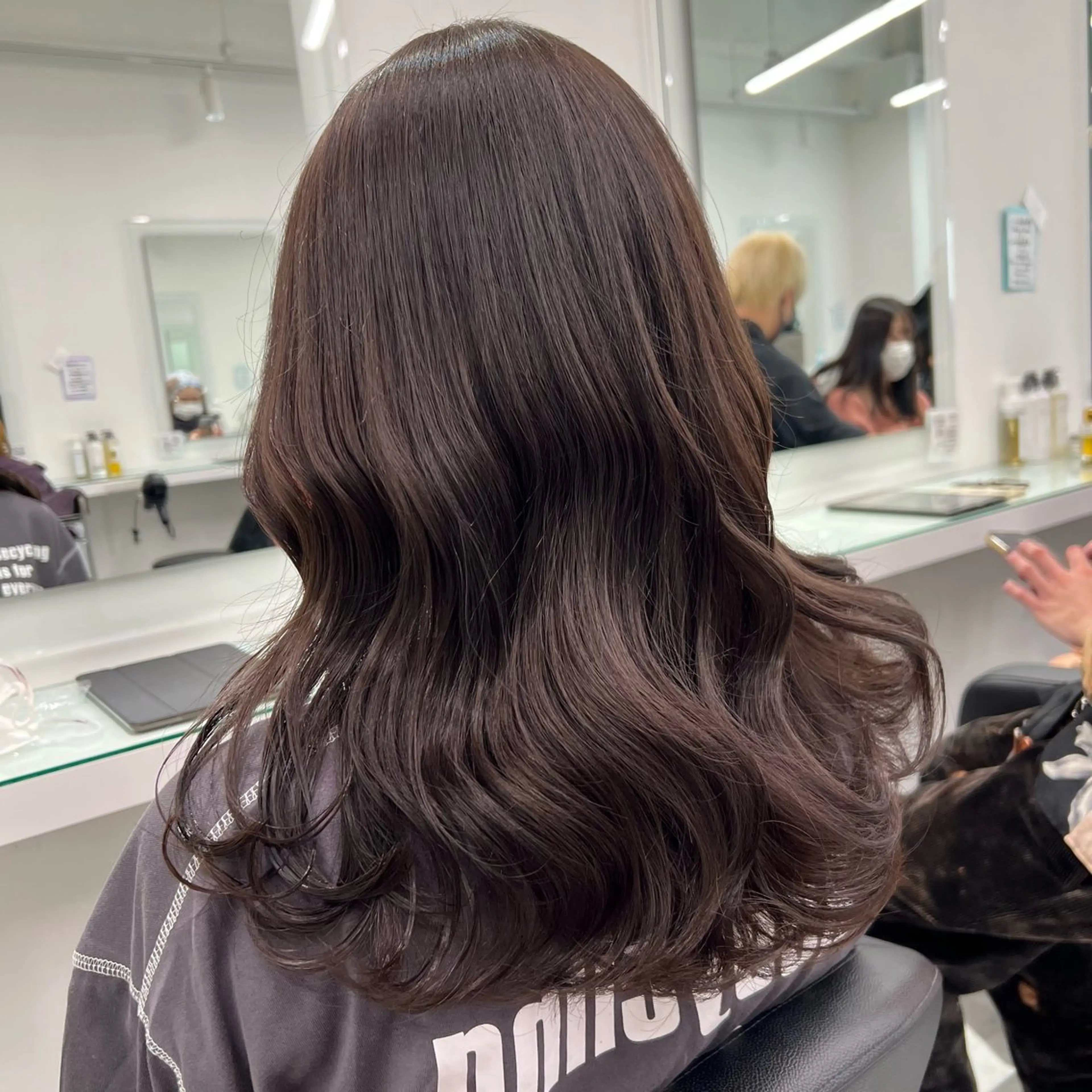 ロング カラー カット ヘアカラー トリートメント ヘアセット ‎🤍モテ髪作ります 🤍ゆうと🤍のヘアスタイル