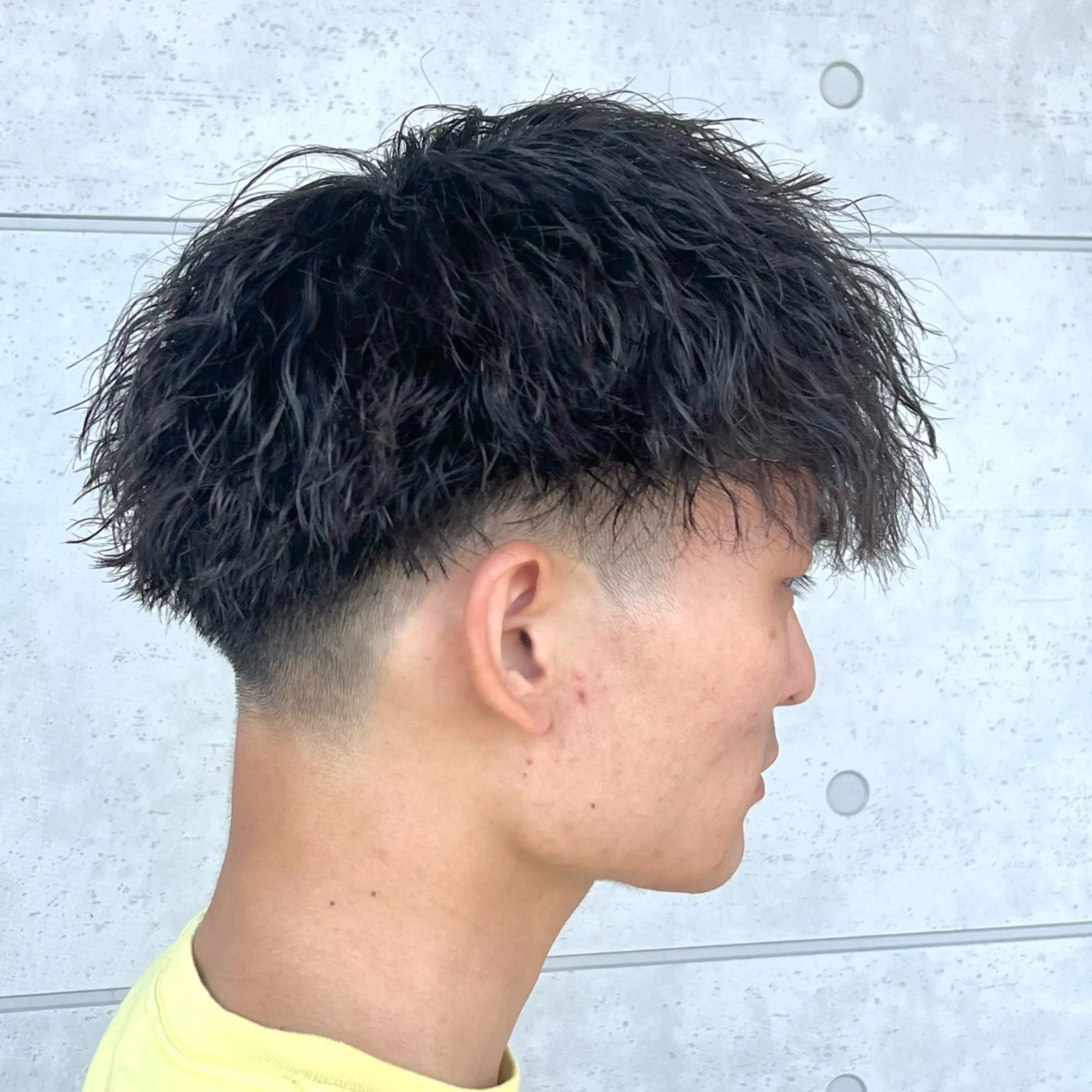 パーマ ヘアアレンジ メンズ メンズパーマ カット パーマ ヘアセット 飛田 楓信のヘアスタイル