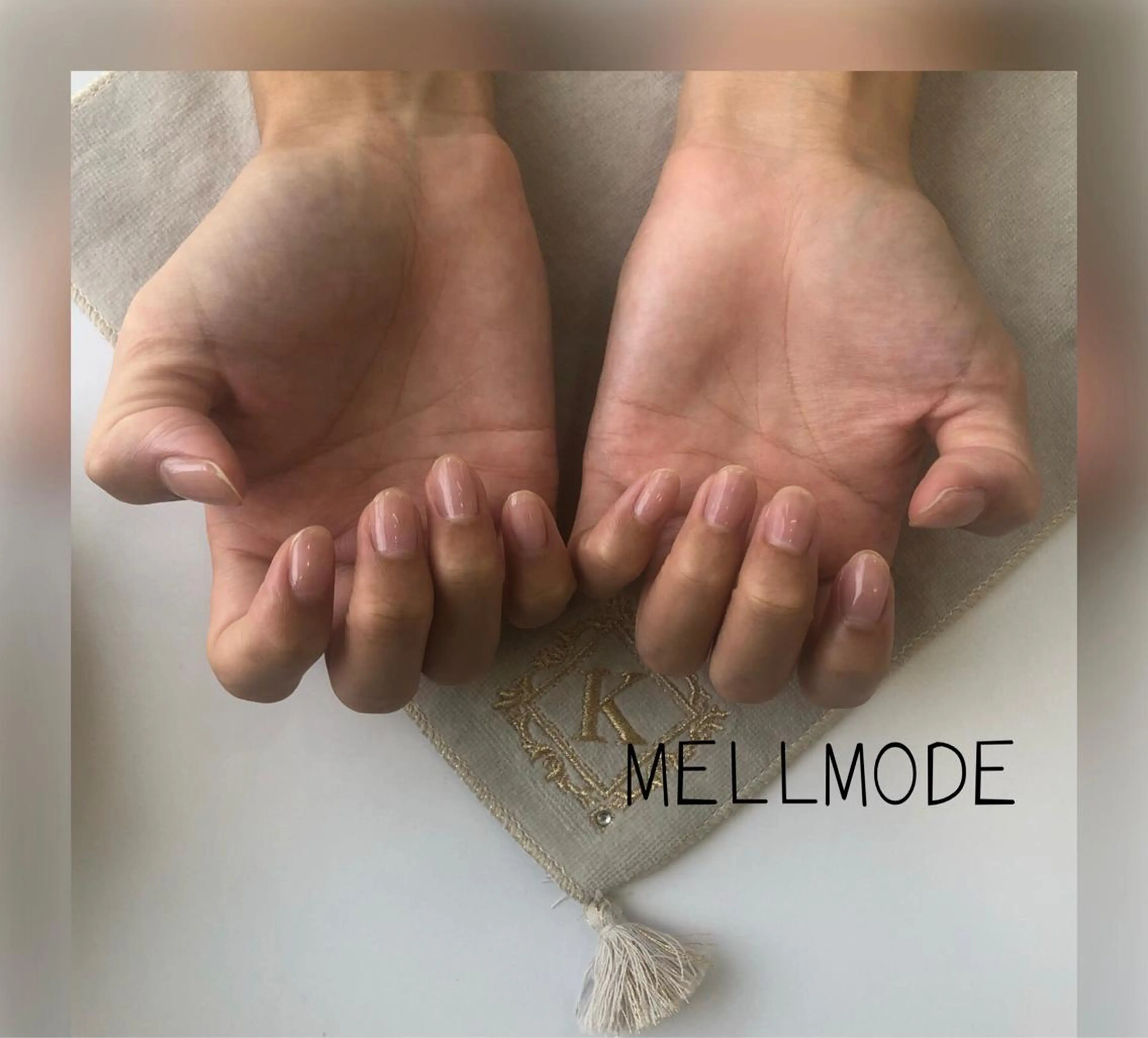 ネイル クリアネイル ハンドネイル MELLMODE所属・Nakano Kanaのネイルデザイン