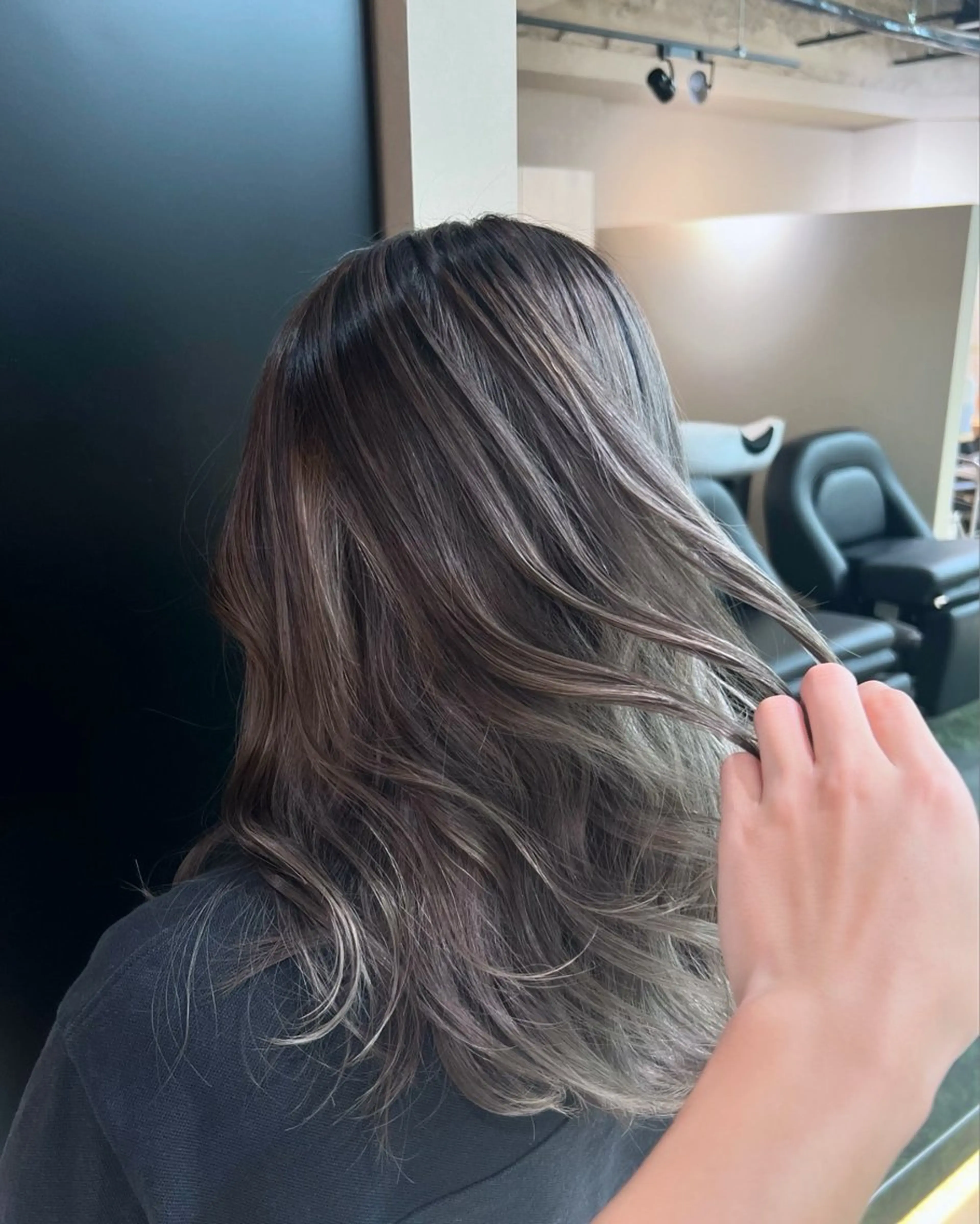 セミロング カラー カット ヘアカラー トリートメント 💖難波レイヤー カット💖ツバサのヘアスタイル