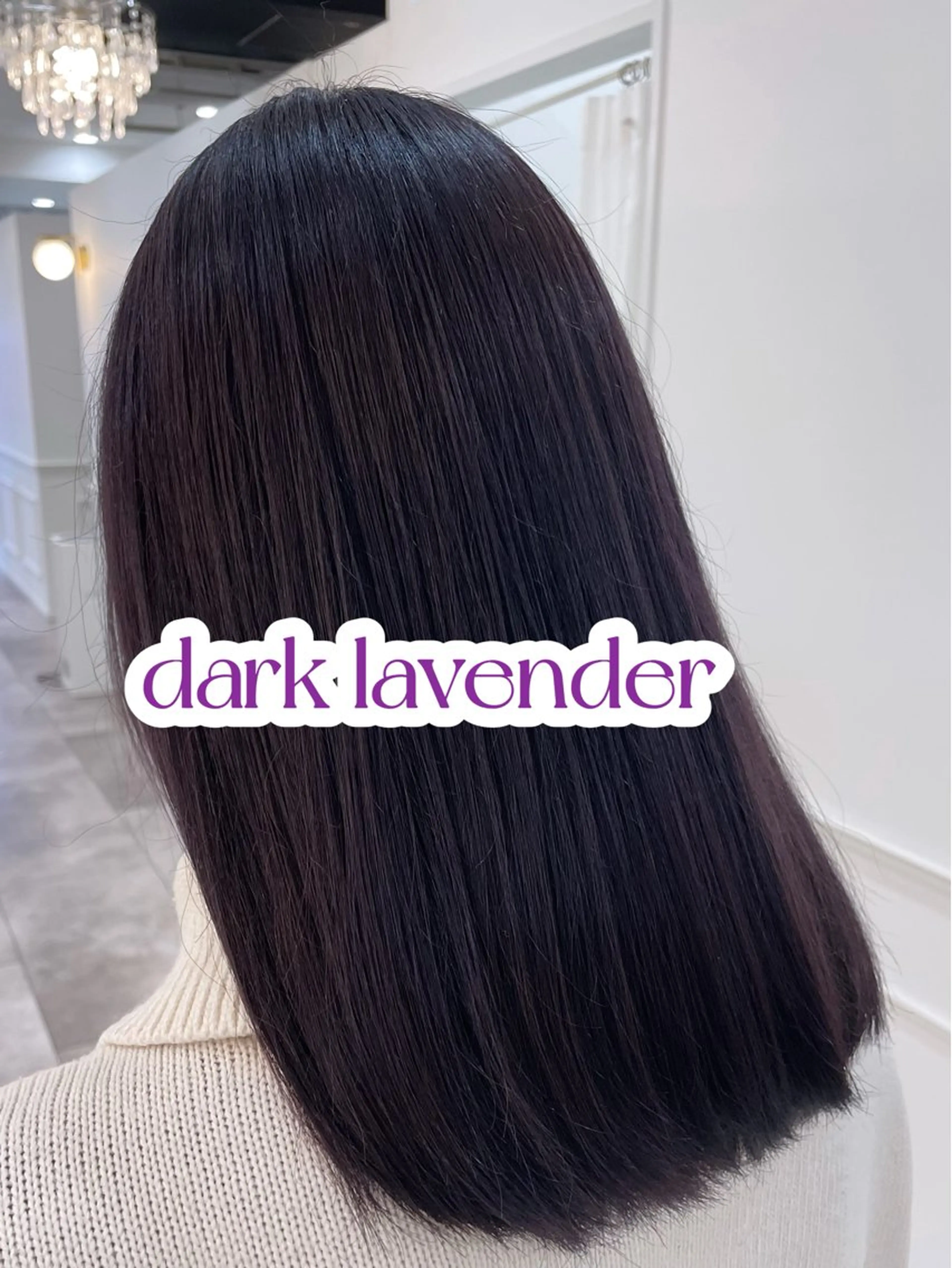 ミディアム カラー ディープラベンダー ラベンダーカラー ヘアカラー ガーリーカラー🩷 ユウ🍓💞のヘアスタイル