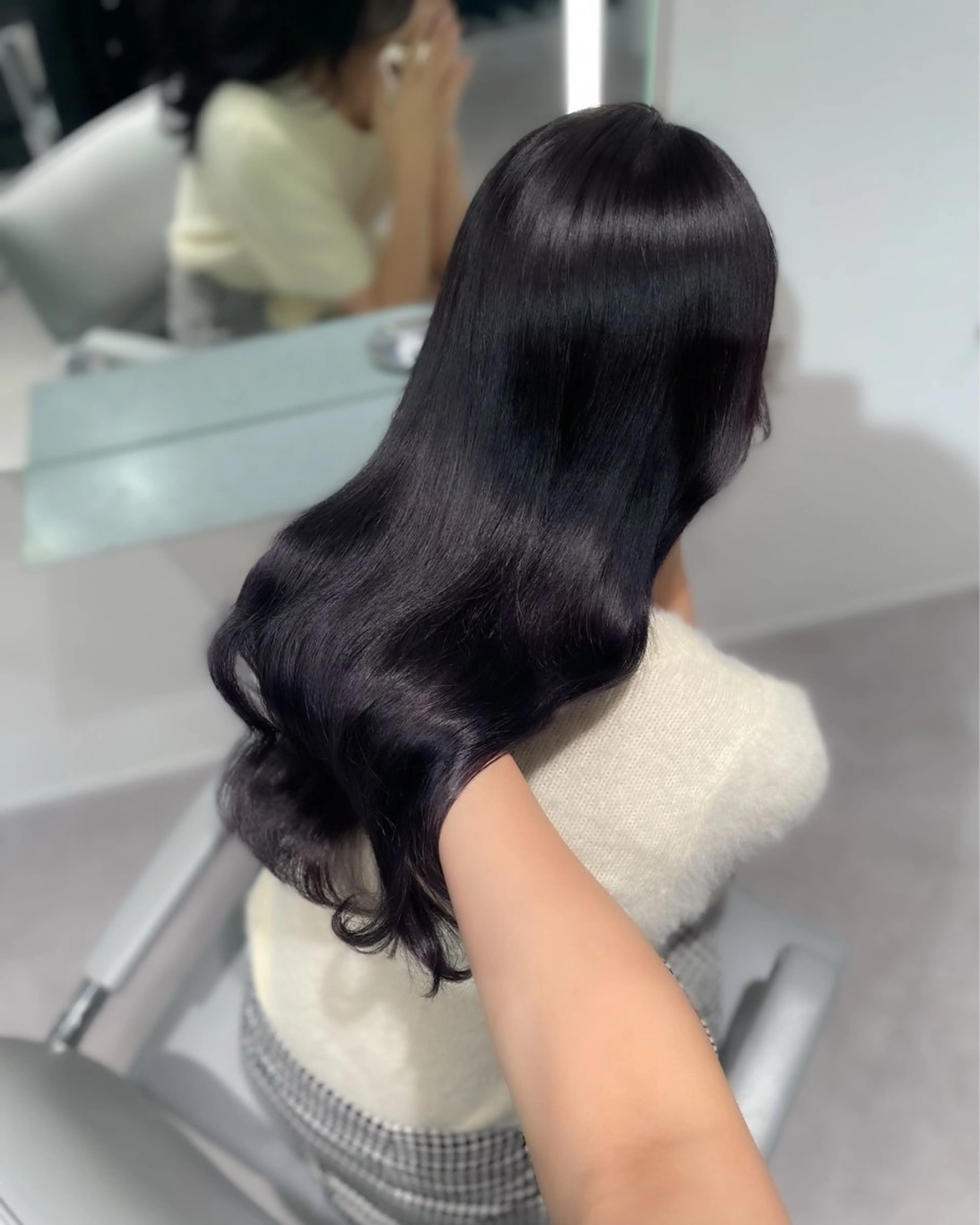ミディアム ヘアカラー トリートメント 杏琉/透明感 カラー支持率No.1のヘアスタイル