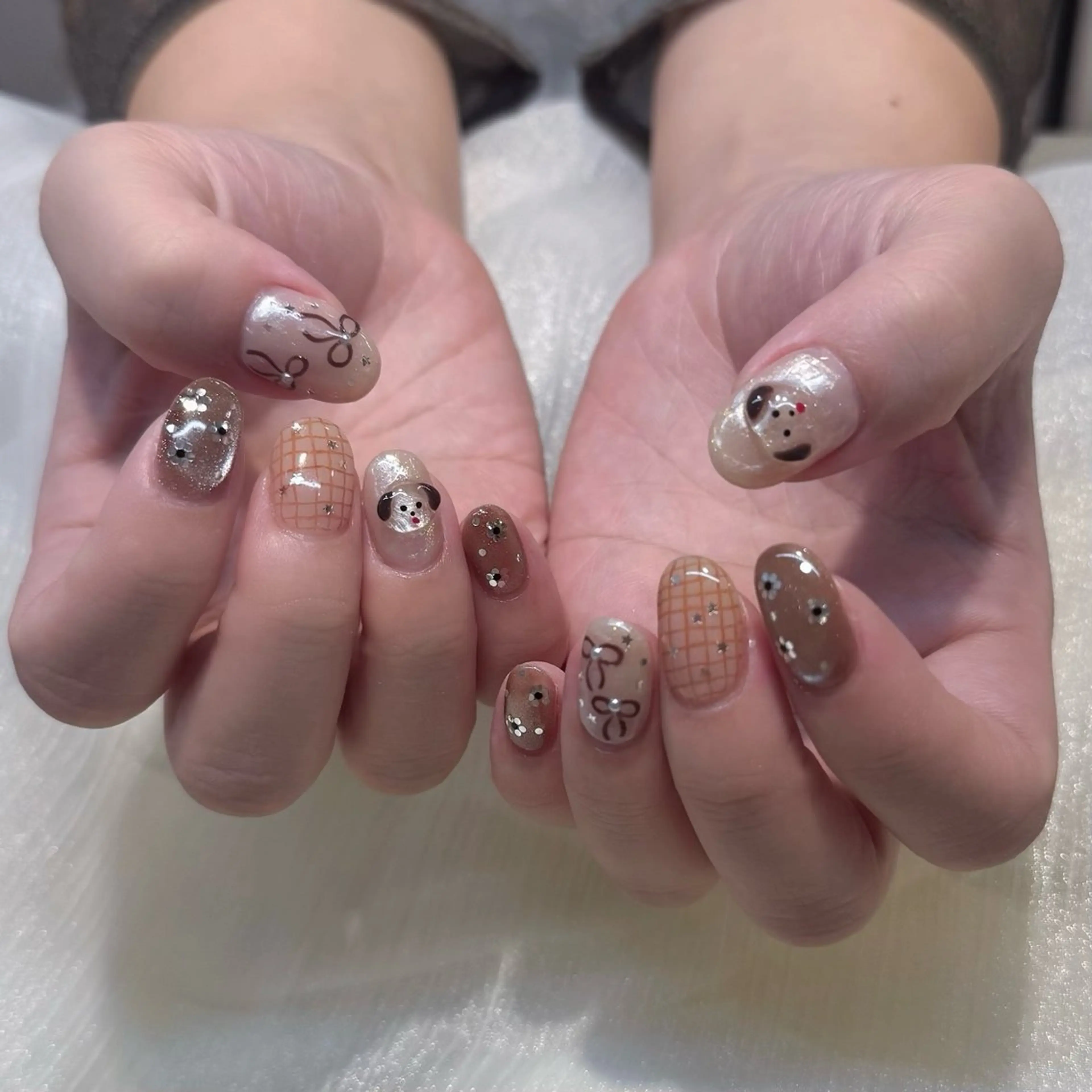 ネイル ハンドネイル 新井 ひなののネイルデザイン