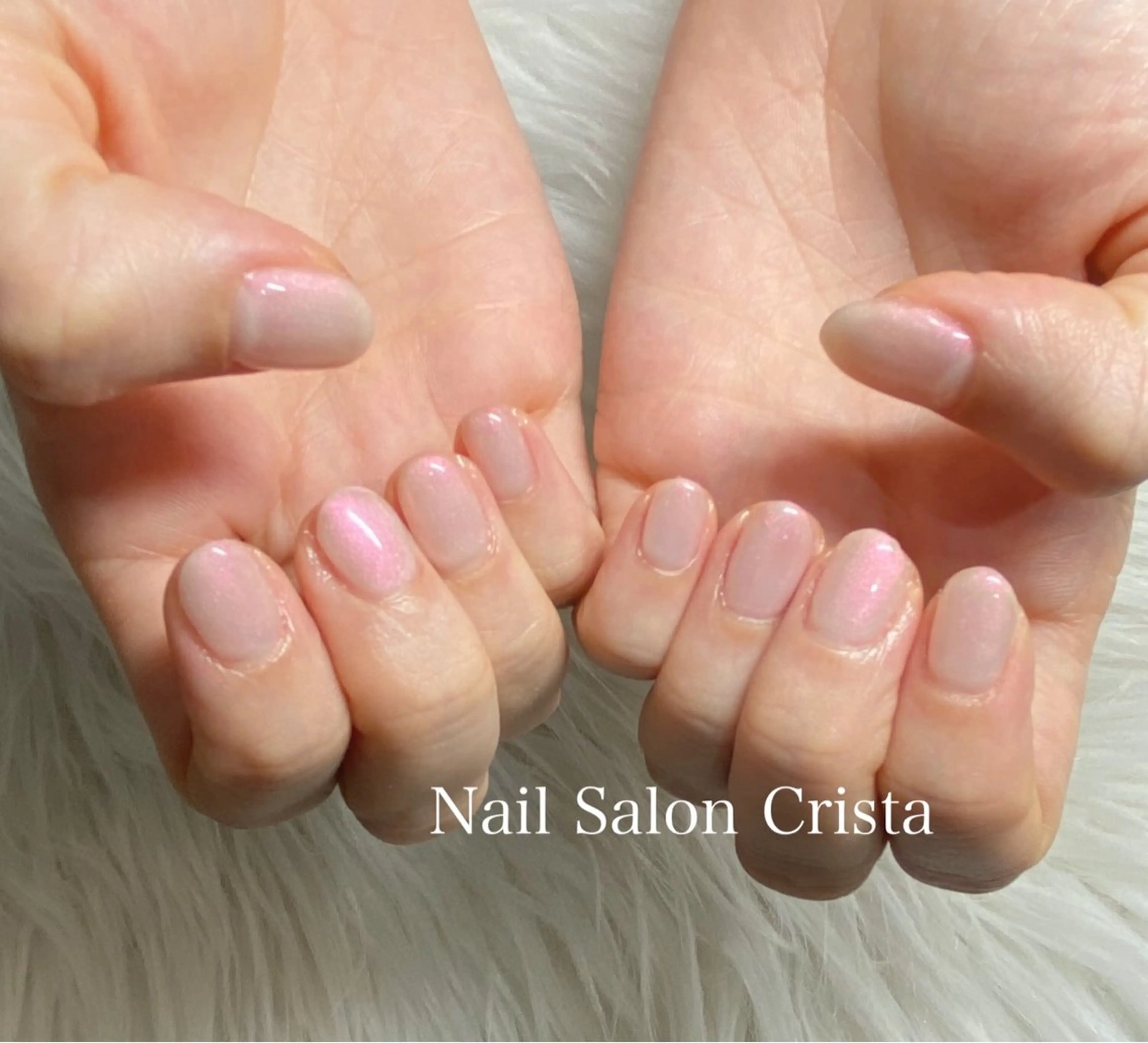ネイル オーロラネイル ジェルネイル パラジェル ハンドネイル CRISTA所属・CRISTA MOMOのネイルデザイン