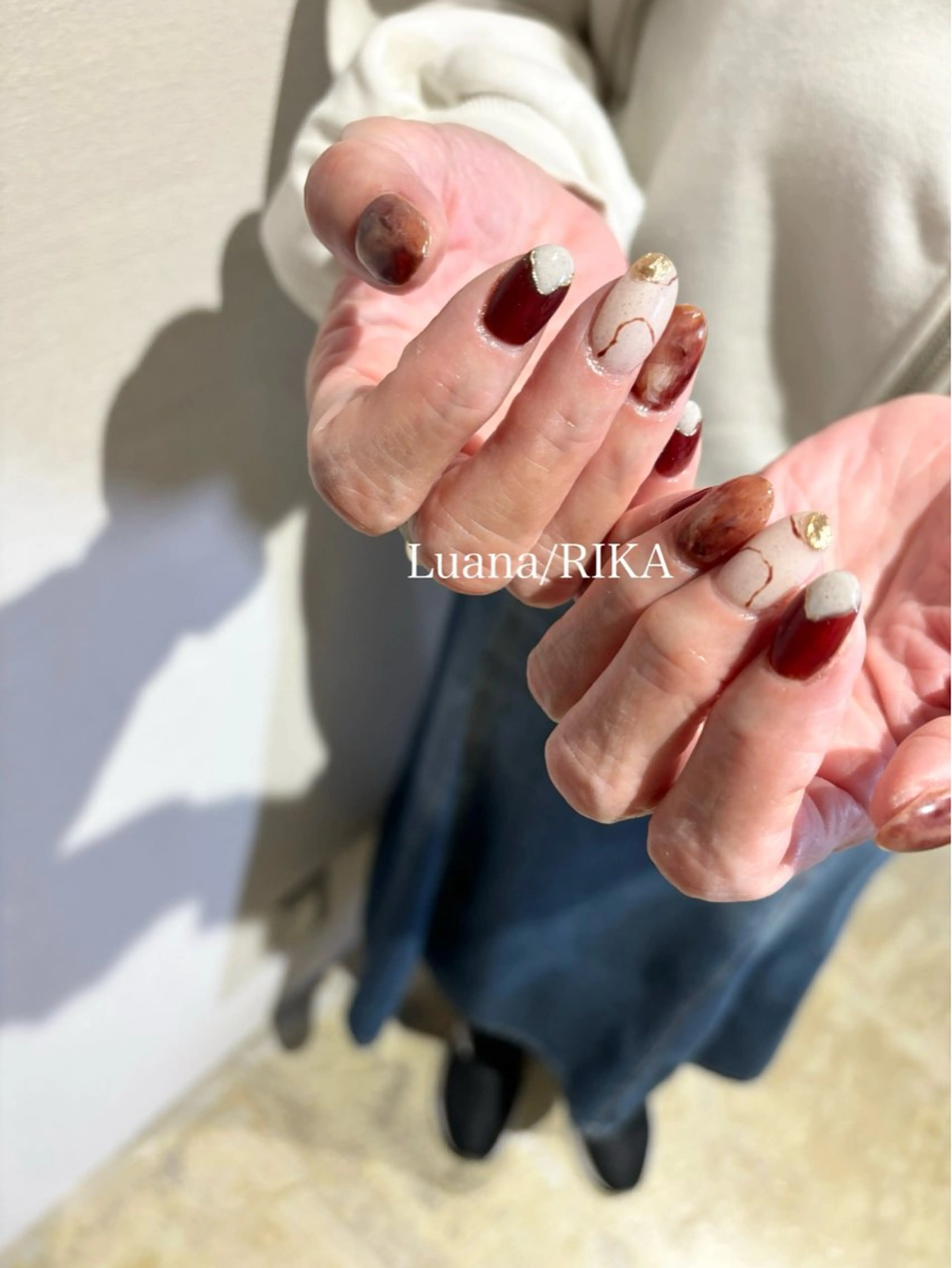 ネイル ニュアンスネイル ハンドネイル Nail Salon Luana Rikaのネイルデザイン