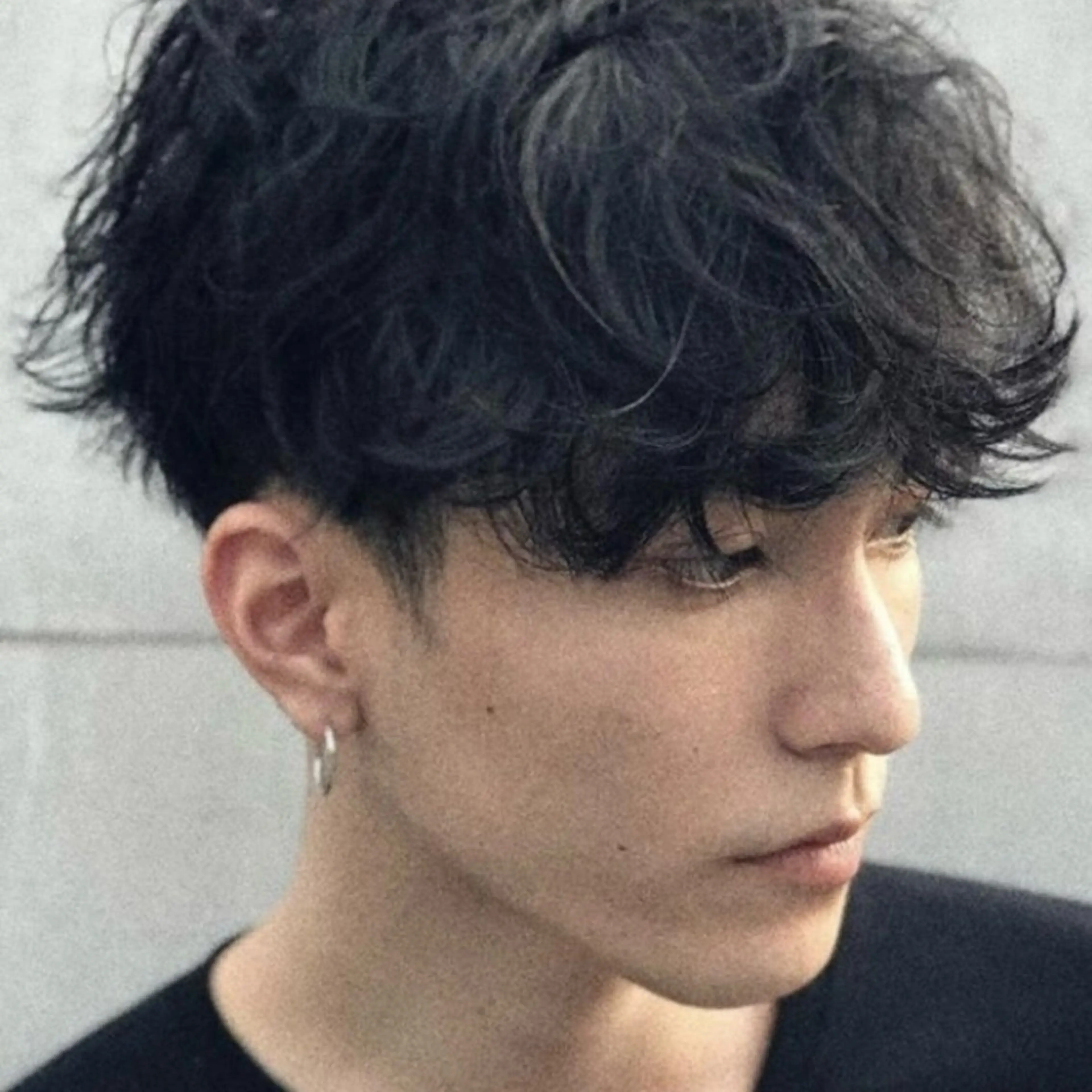 パーマ メンズ マッシュ メンズパーマ カット パーマ 清水 こなねのヘアスタイル
