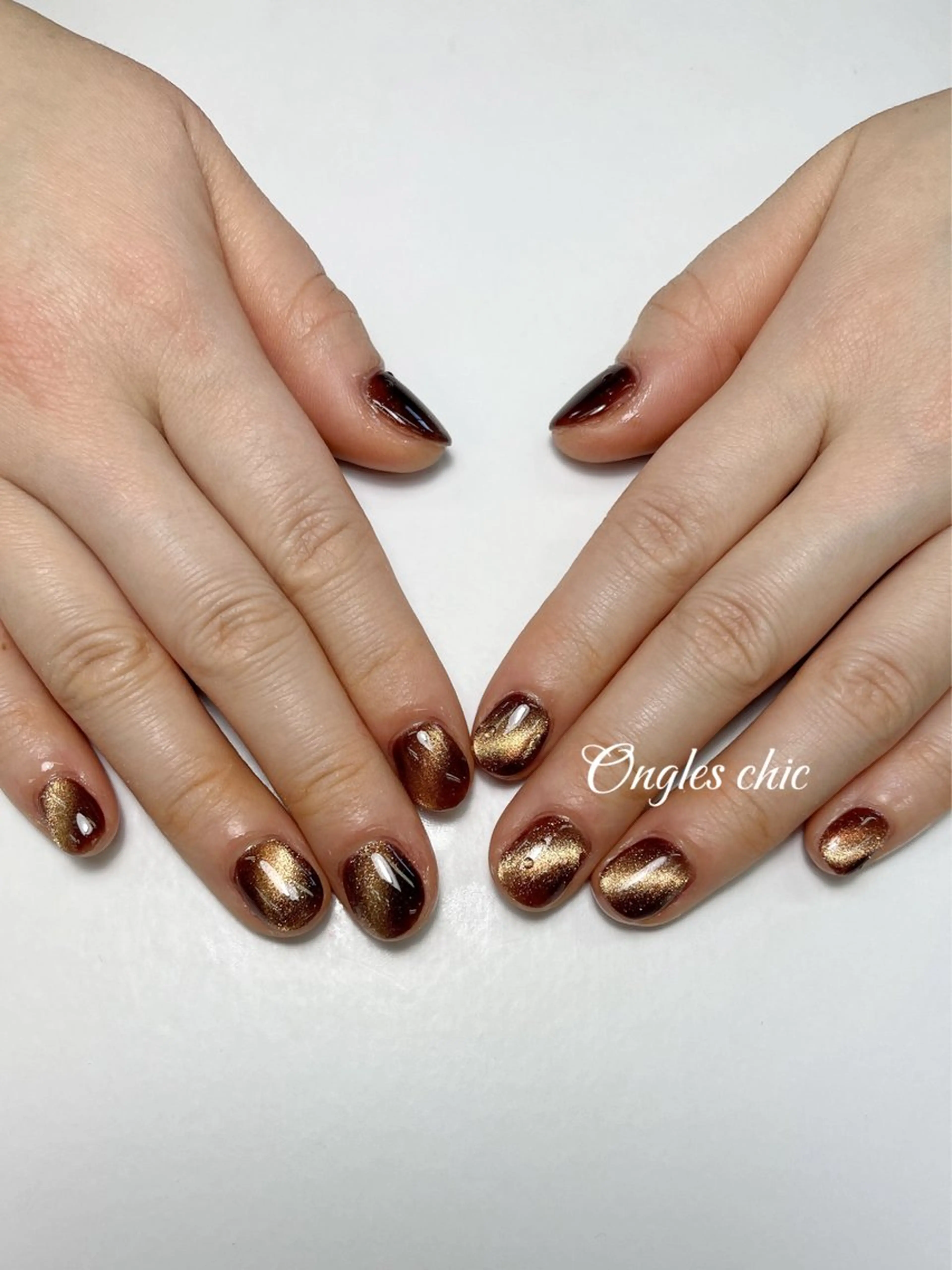 ネイル ハンドネイル ハンドケア ongles chic❤️のネイルデザイン