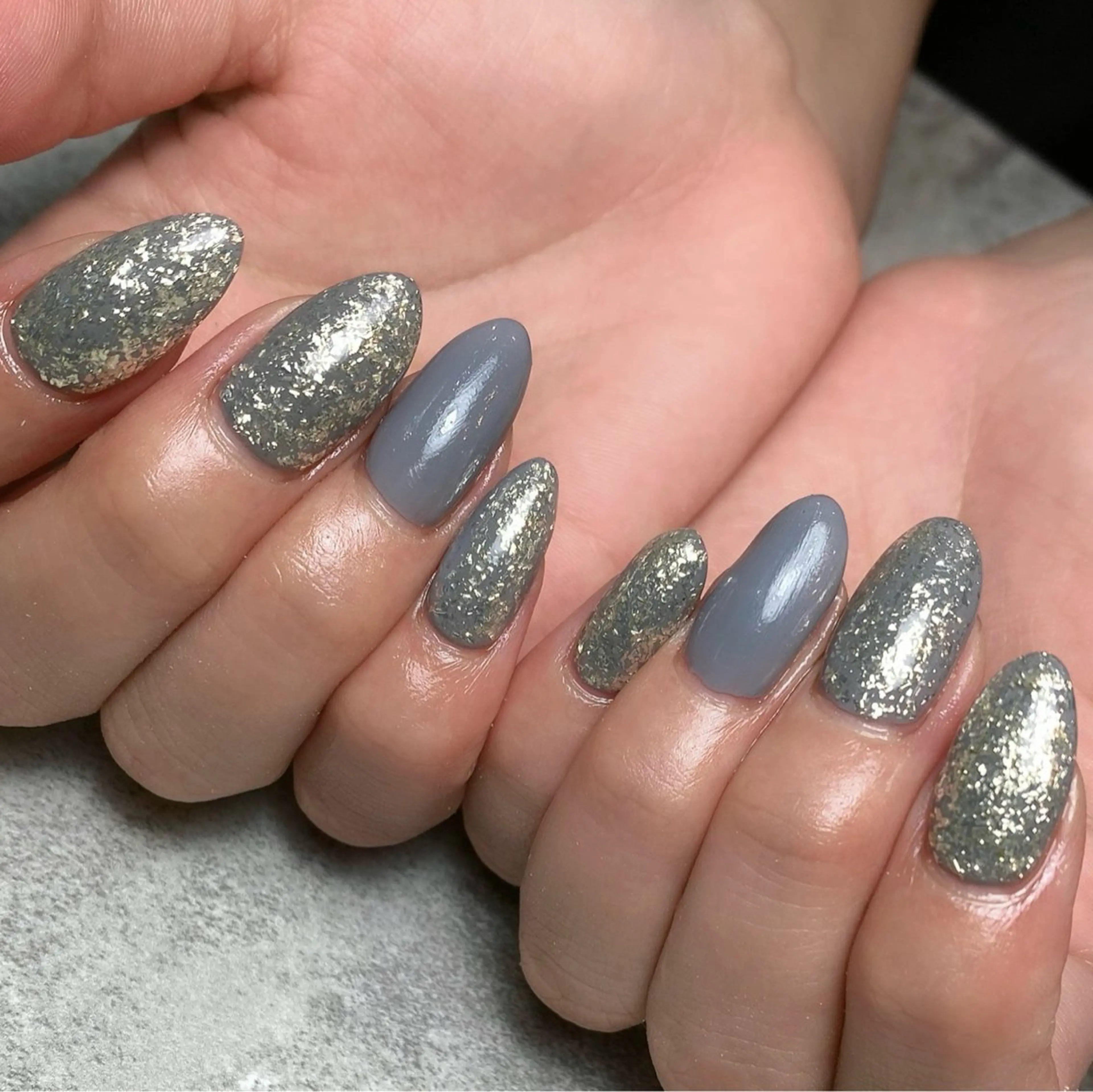 ネイル ラメ(グリッター) ワンカラーネイル Narumi nailのネイルデザイン
