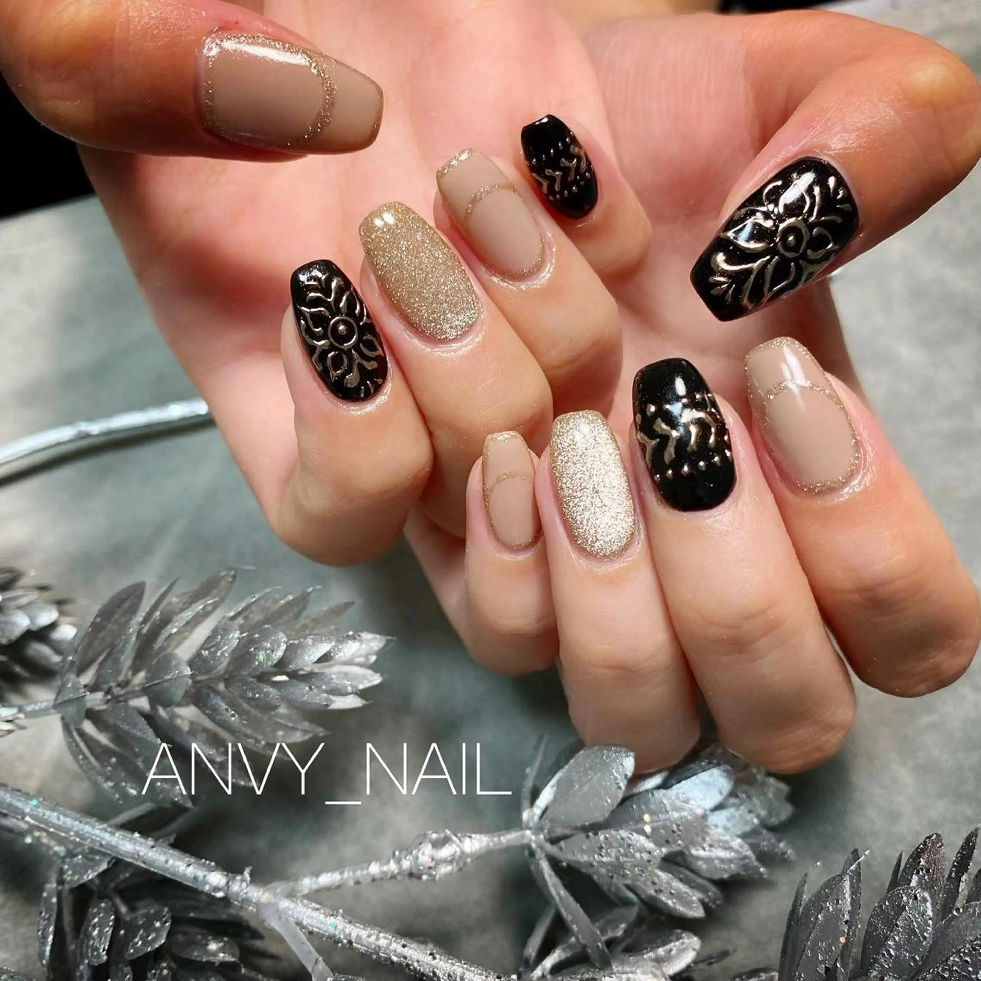 ネイル アートネイル ハンドネイル NAIL SALON あんび所属・nail salon あんびのネイルデザイン