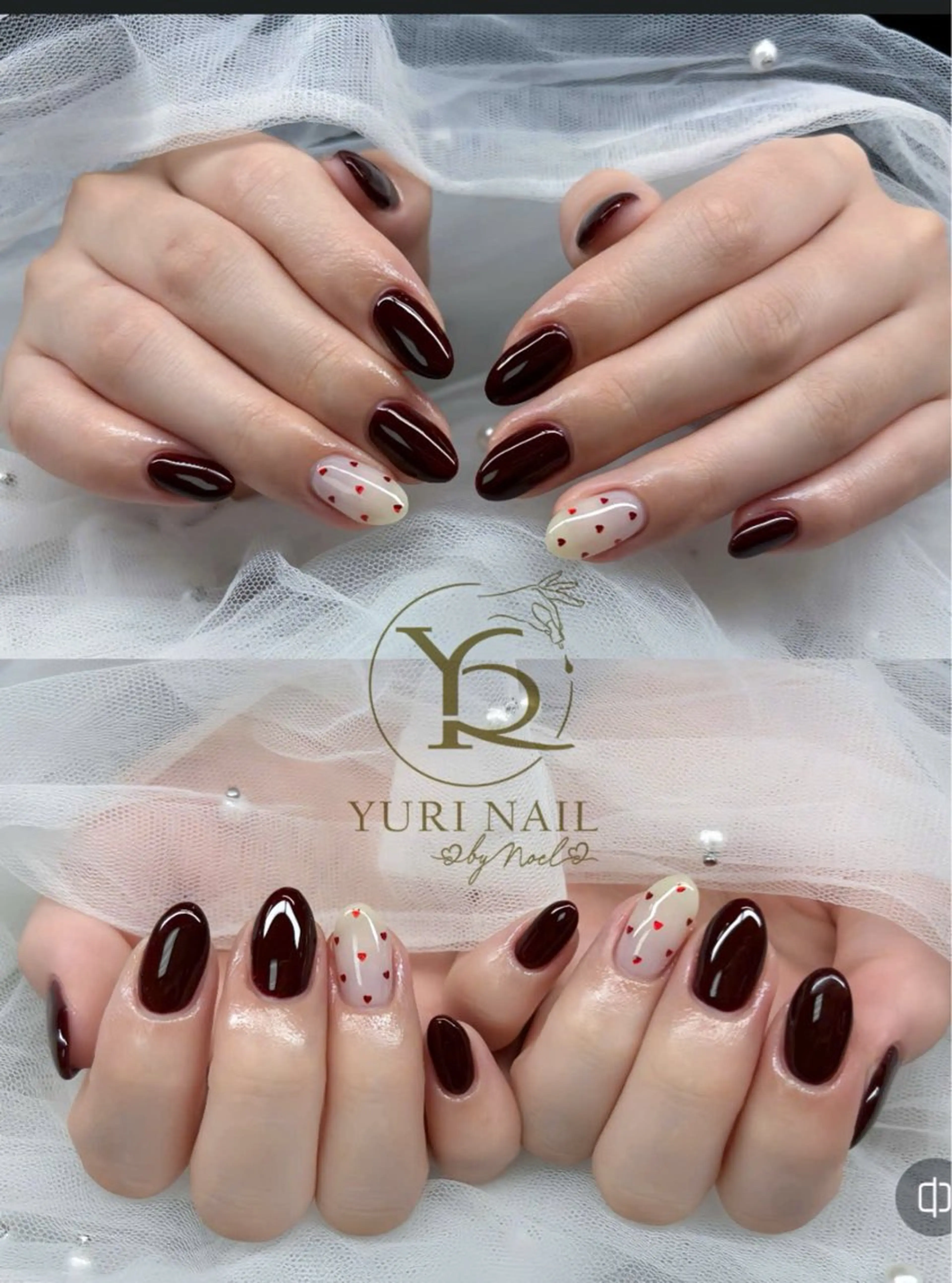 ネイル チークネイル フットネイル グラデーション 韓国ネイル 持ち込み ハンドネイル フットネイル ハンドケア YURI Nail Narita所属・YURI Nail NARITAのネイルデザイン