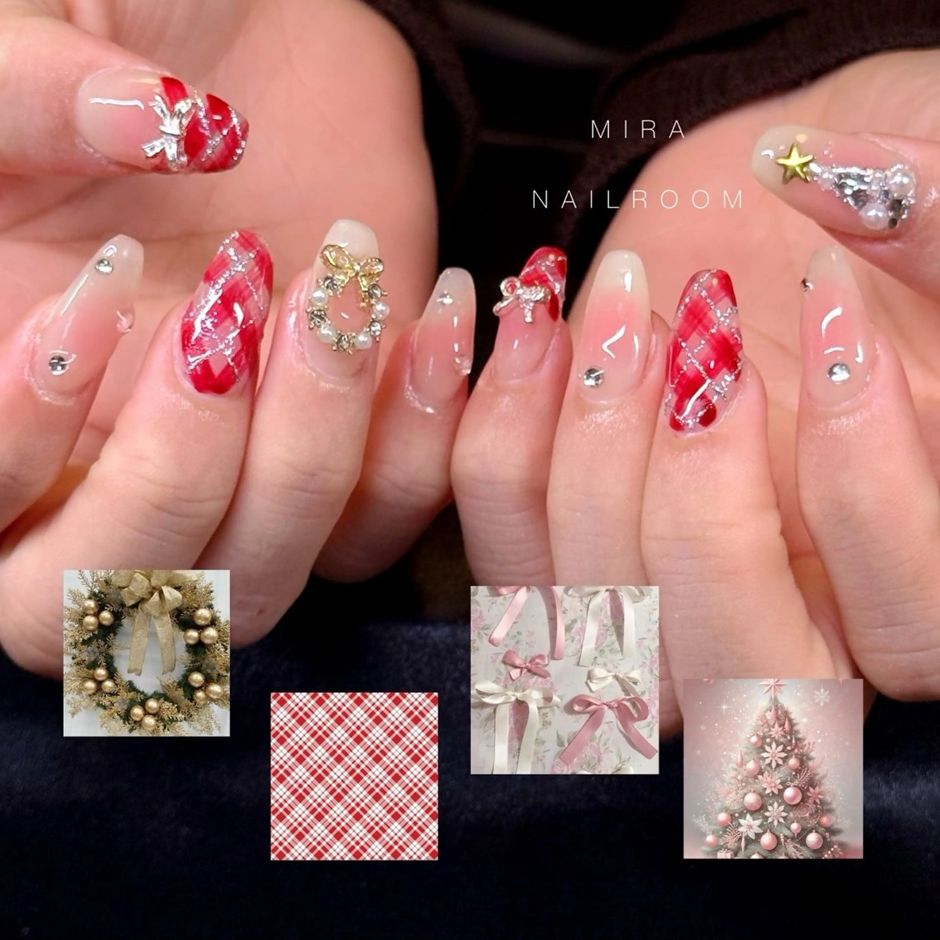 ネイル 長さ出し 持ち込み MIRA NAILROOM SALON所属・MIRA NAILROOMのネイルデザイン