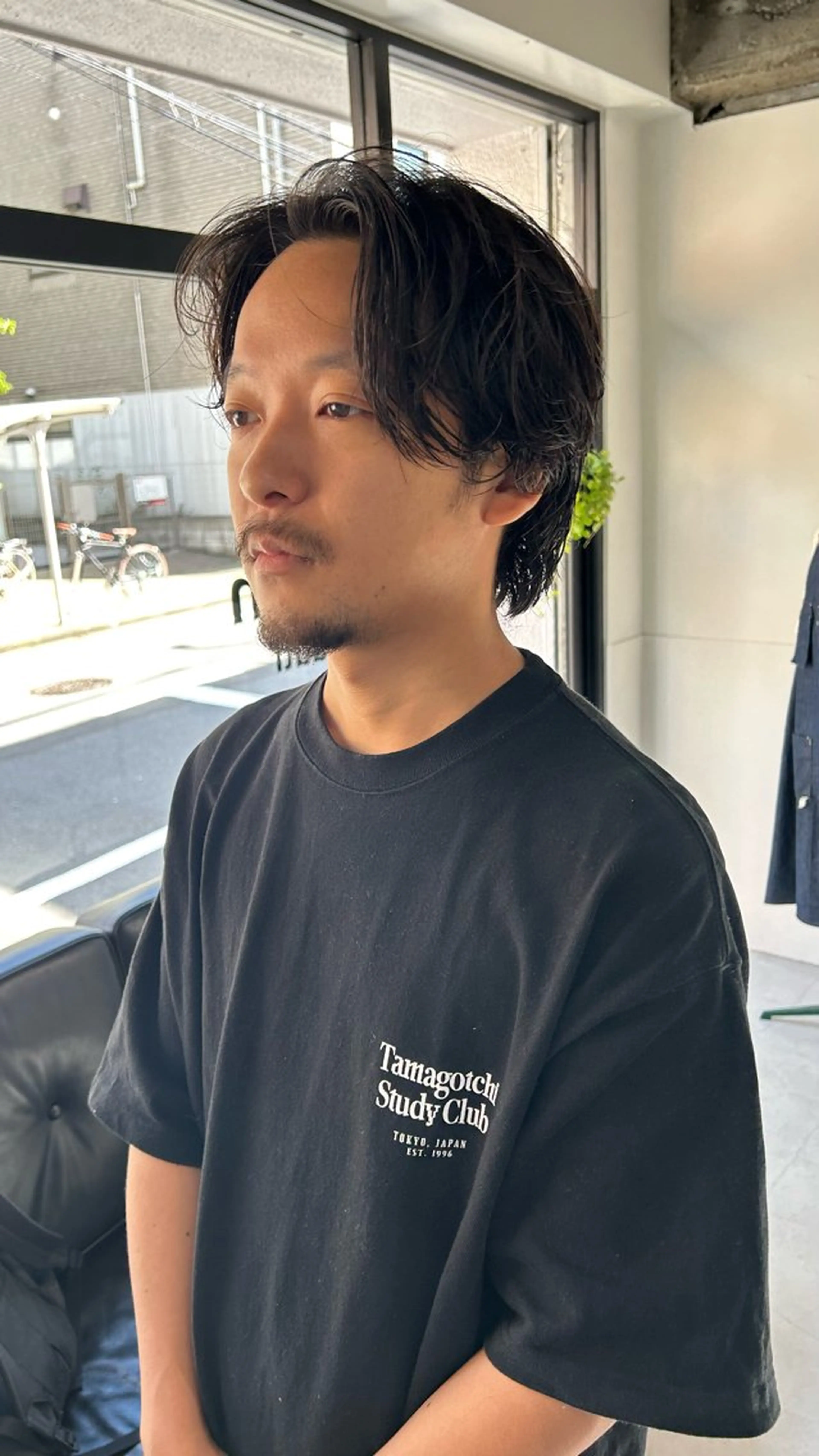 ミディアム パーマ メンズ カット パーマ fifth 原宿　【フィフス】所属・fifth/メンズ パーマ/川﨑泰就のヘアスタイル