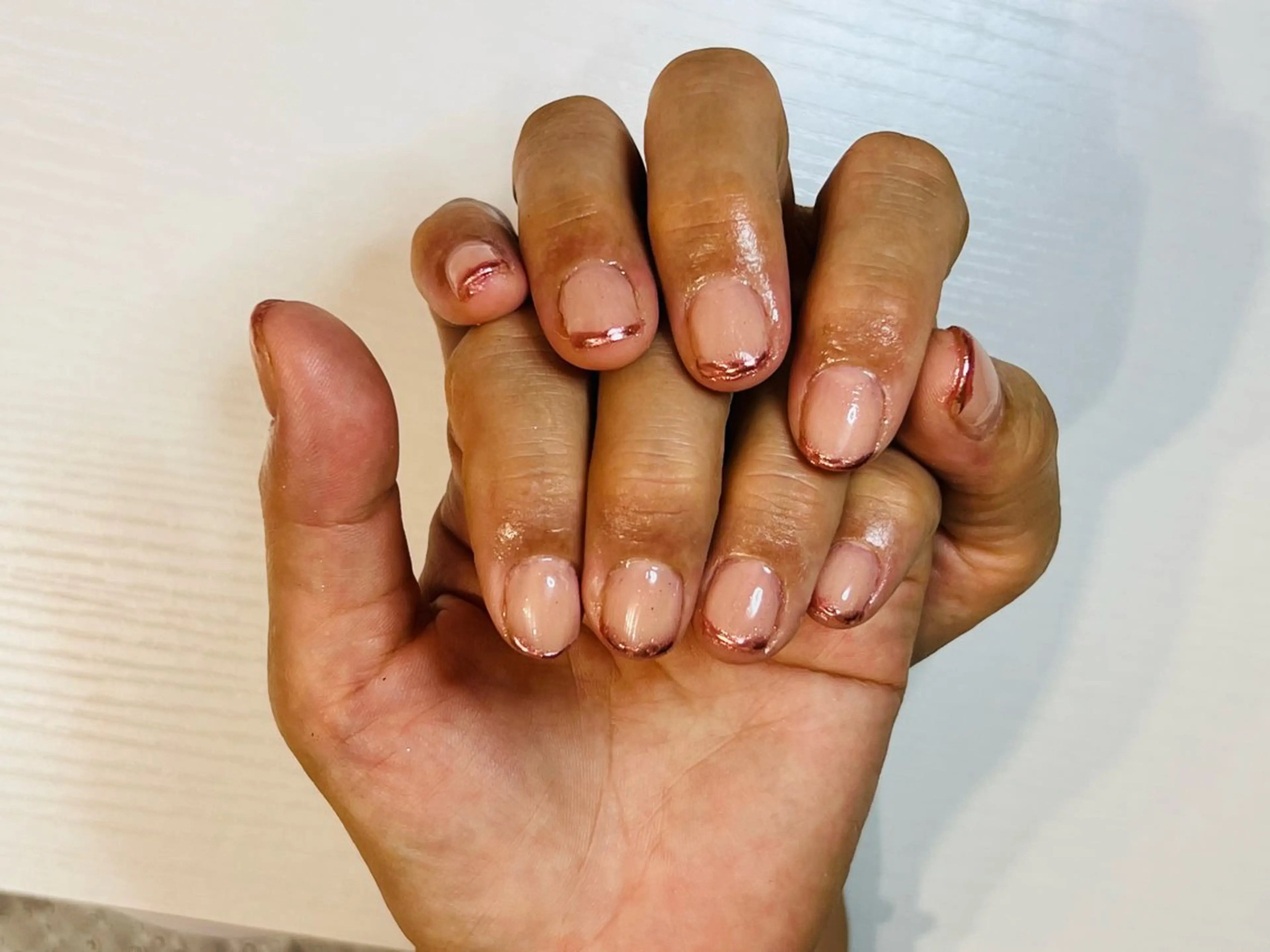 ネイル フレンチネイル ミラーネイル ネイルサロンÜmit YUKAのネイルデザイン