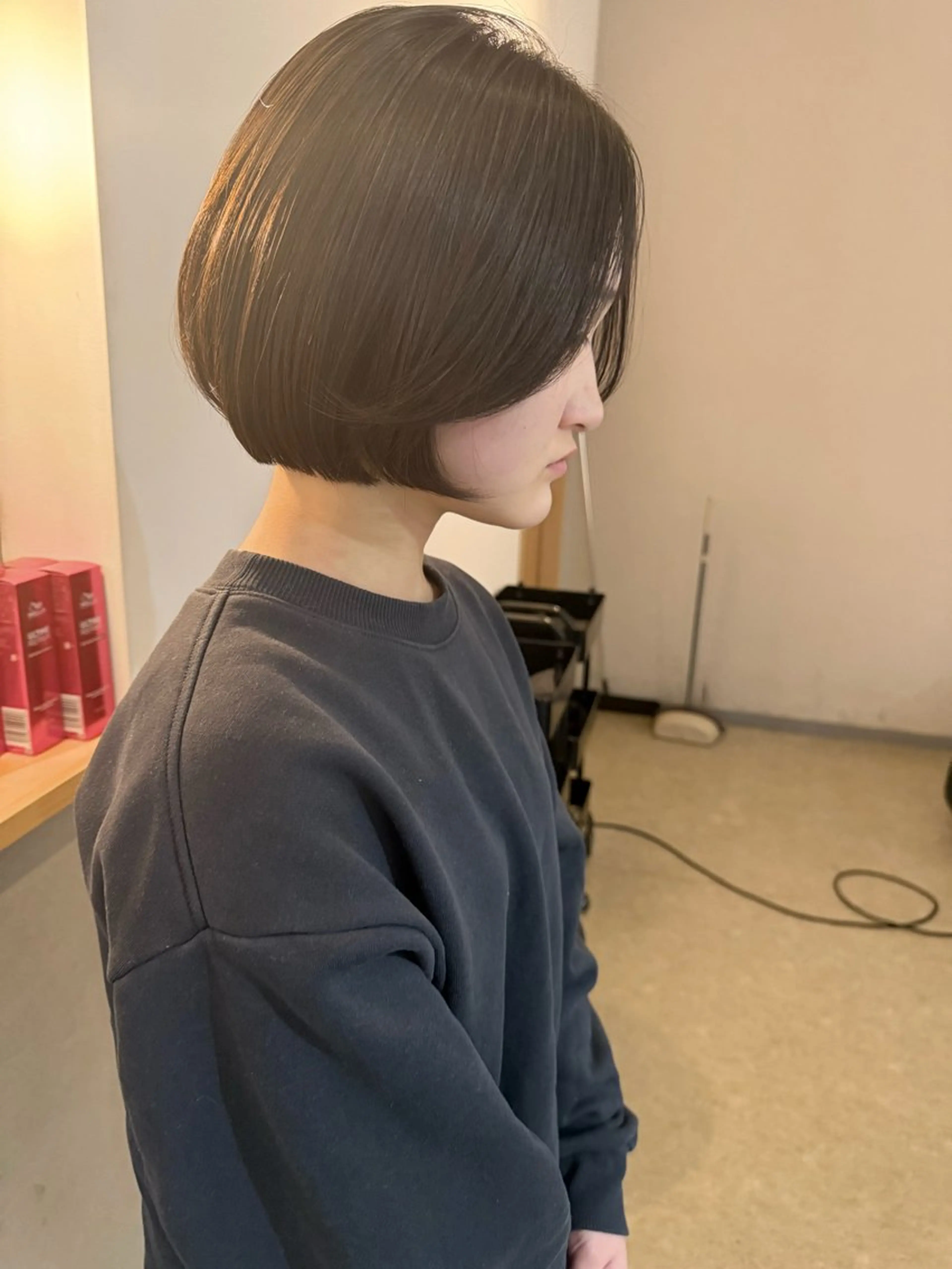 ショート ボブ 髪質改善 韓国風ヘア レイヤーカット ショートヘア suii..hair designのヘアスタイル