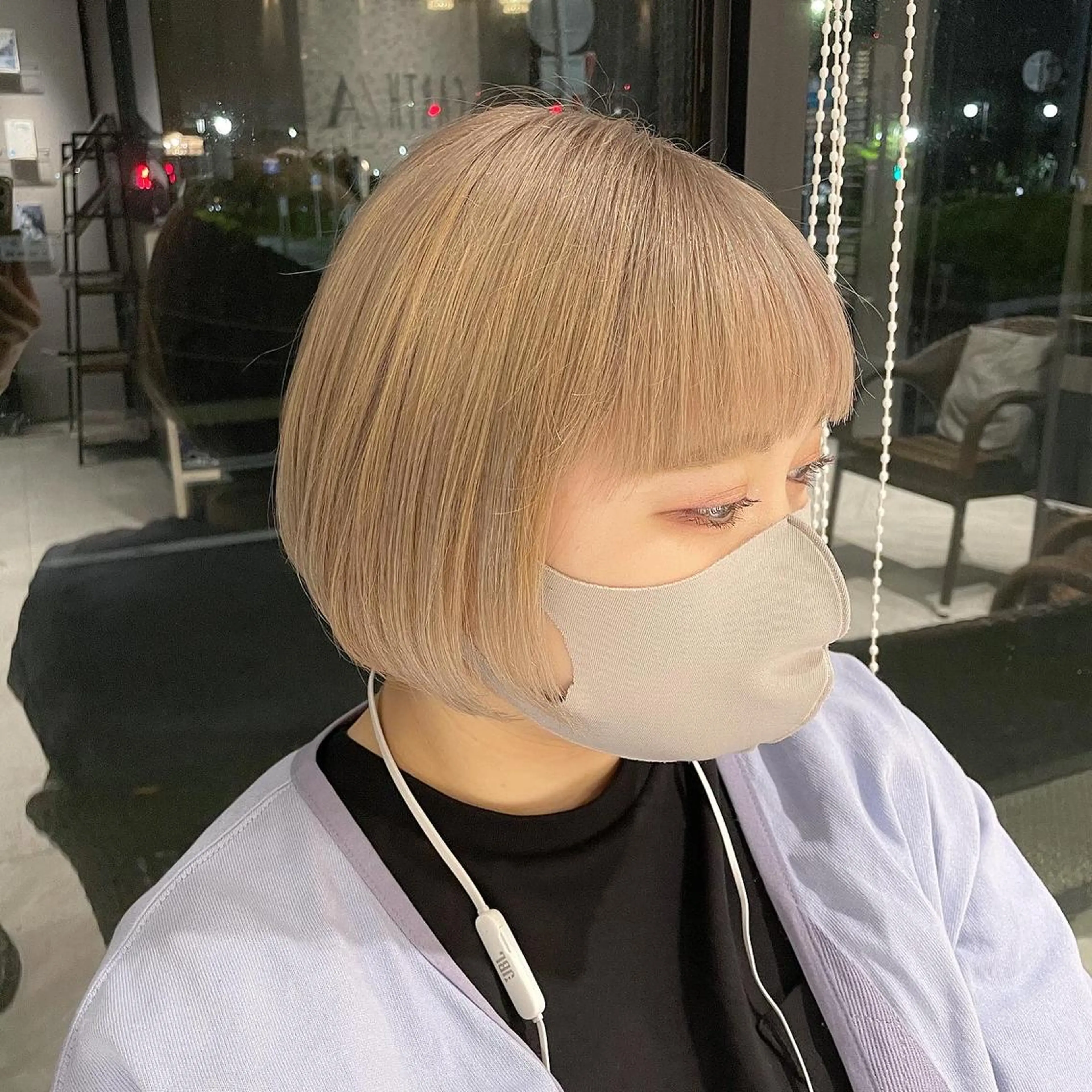 ショート カラー ヘアカラー トリートメント コイデ リュウセイのヘアスタイル